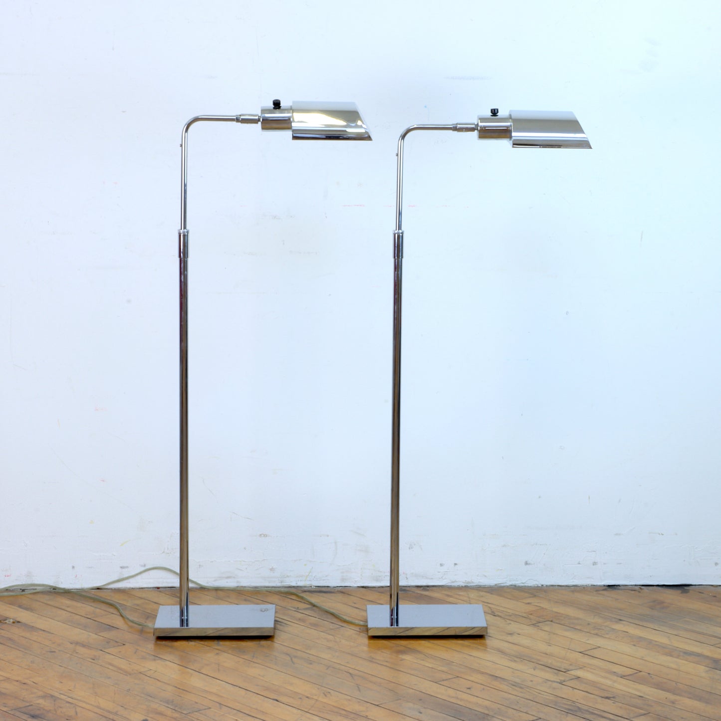 Pair of Vintage Koch and Lowy Omi Floor Lamps