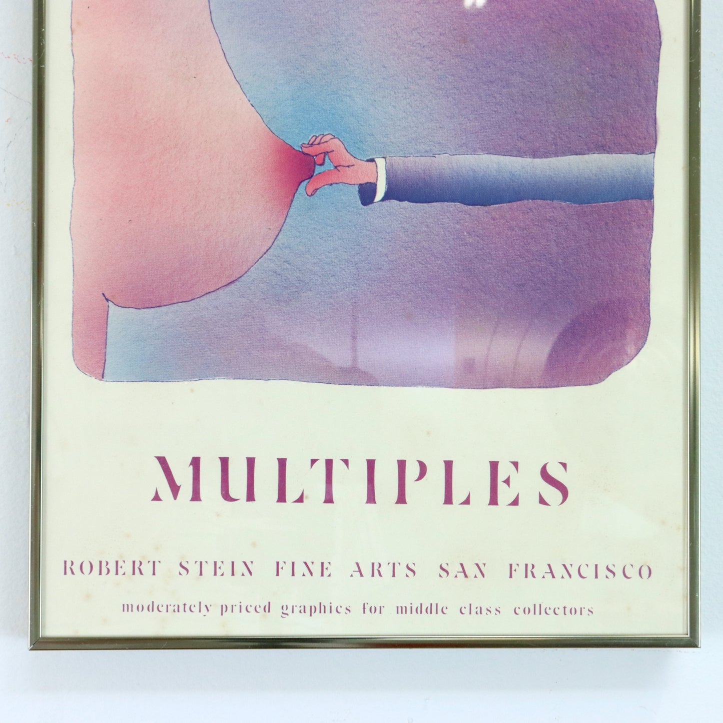 "Multiples" Exhibition Poster by Robert Weil