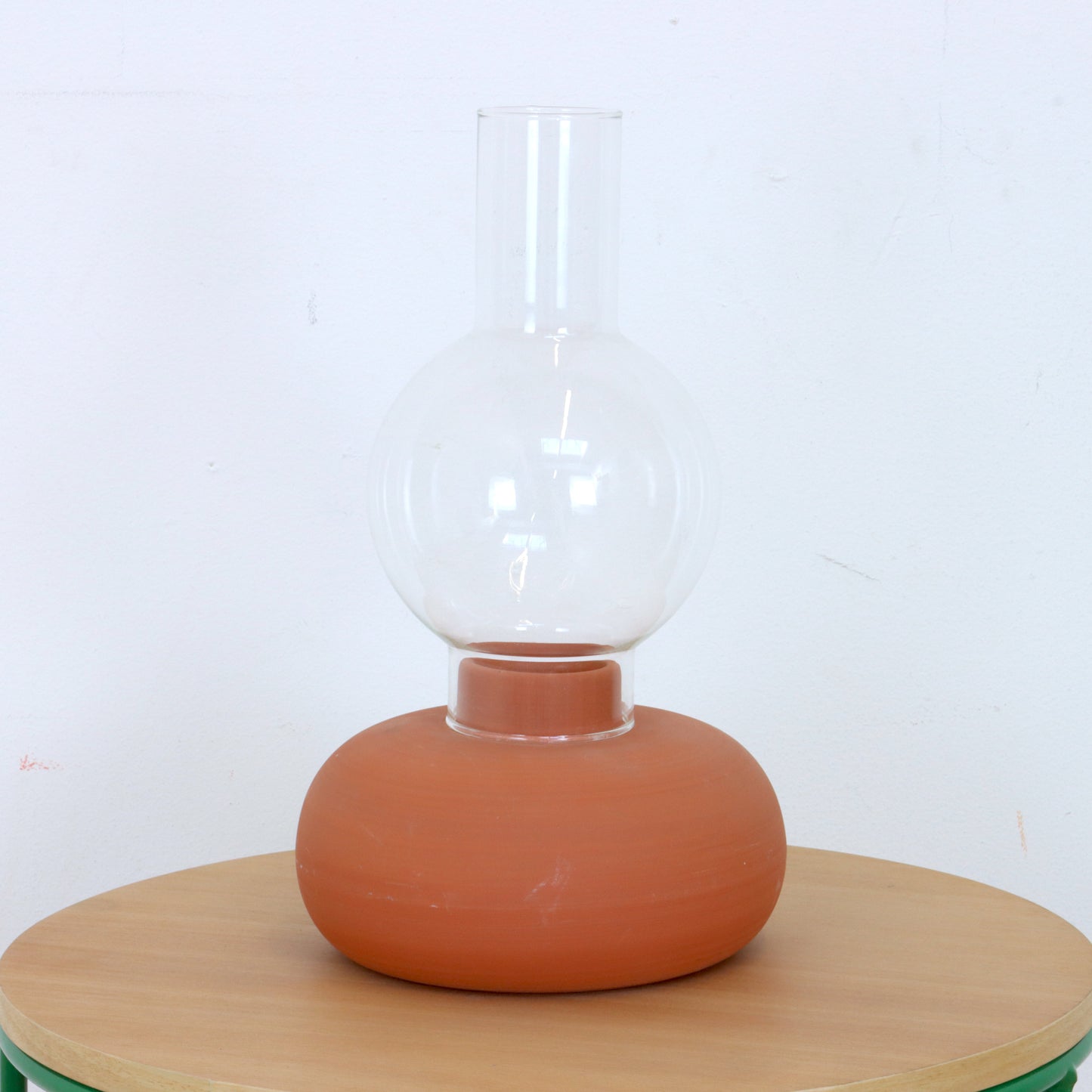 Bortner and Bortner Terra Cotta Candle Holder