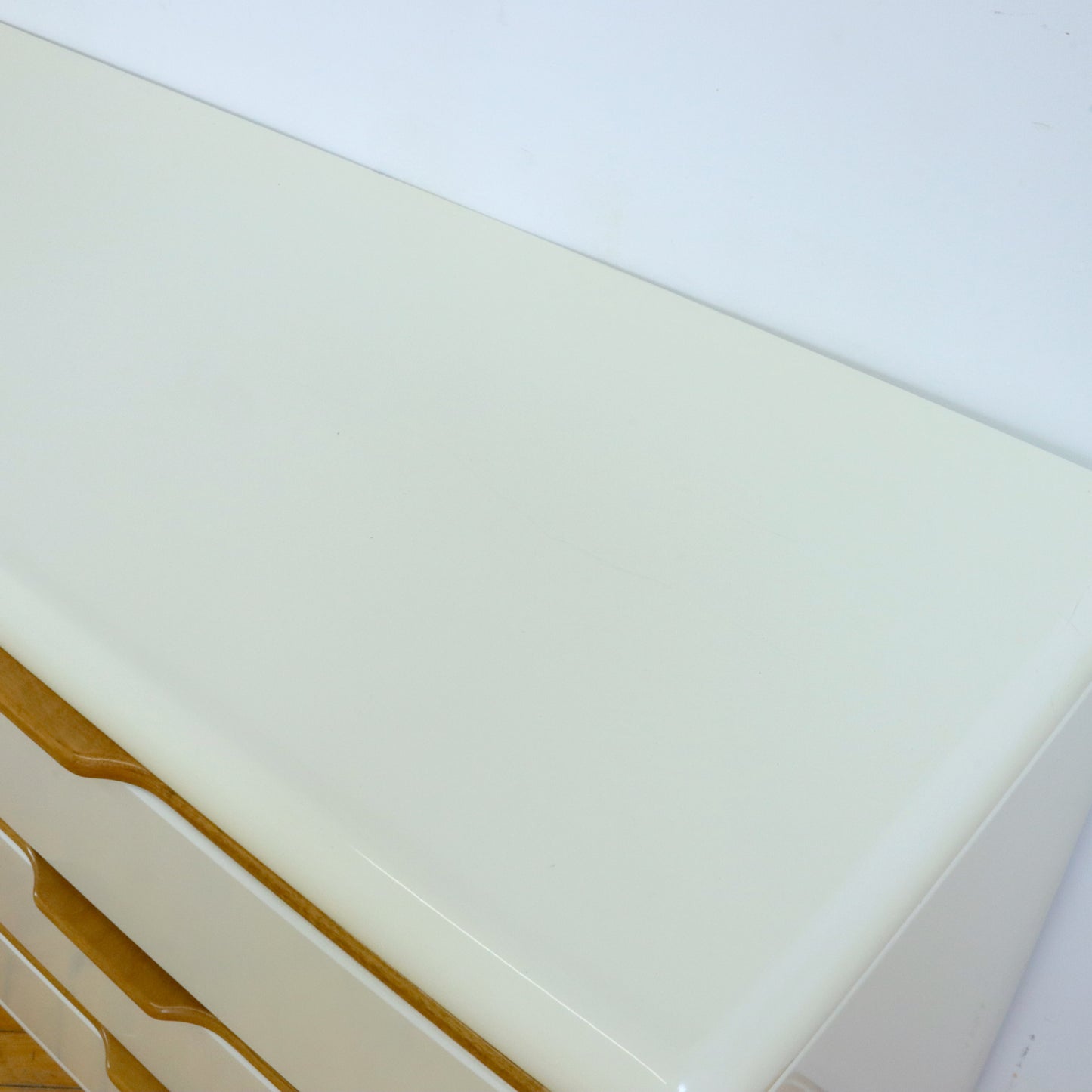 1980s Lane Lacquered Lowboy Dresser