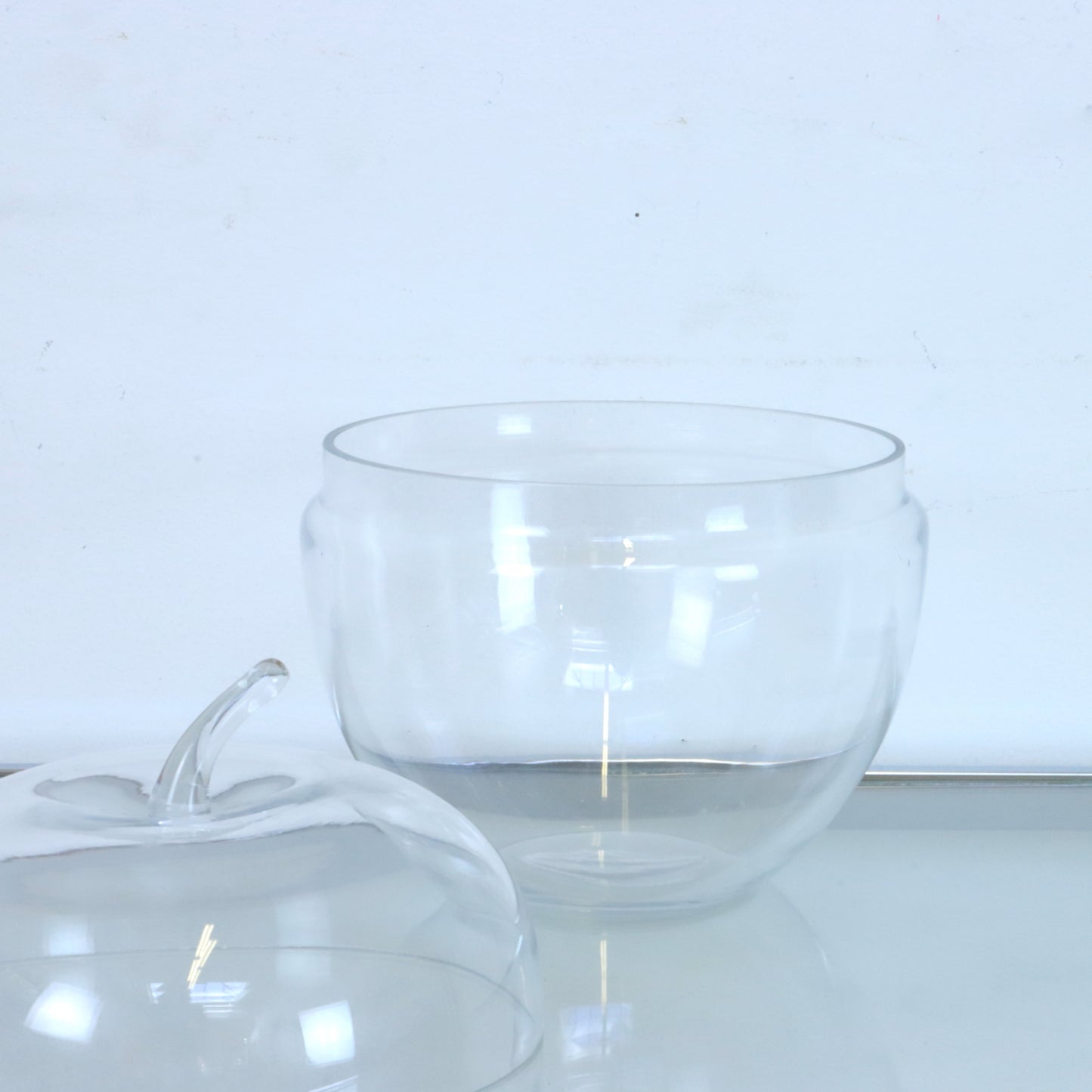 Large Vintage Glass Apple