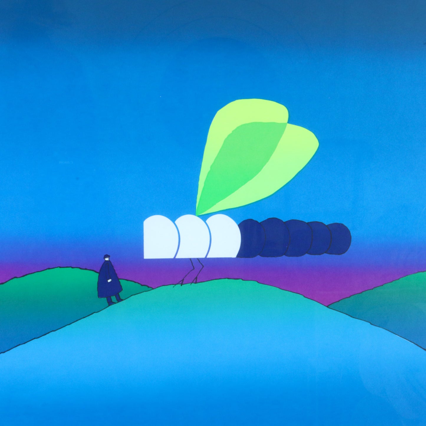 1972 Folon Exhibition Silkscreen