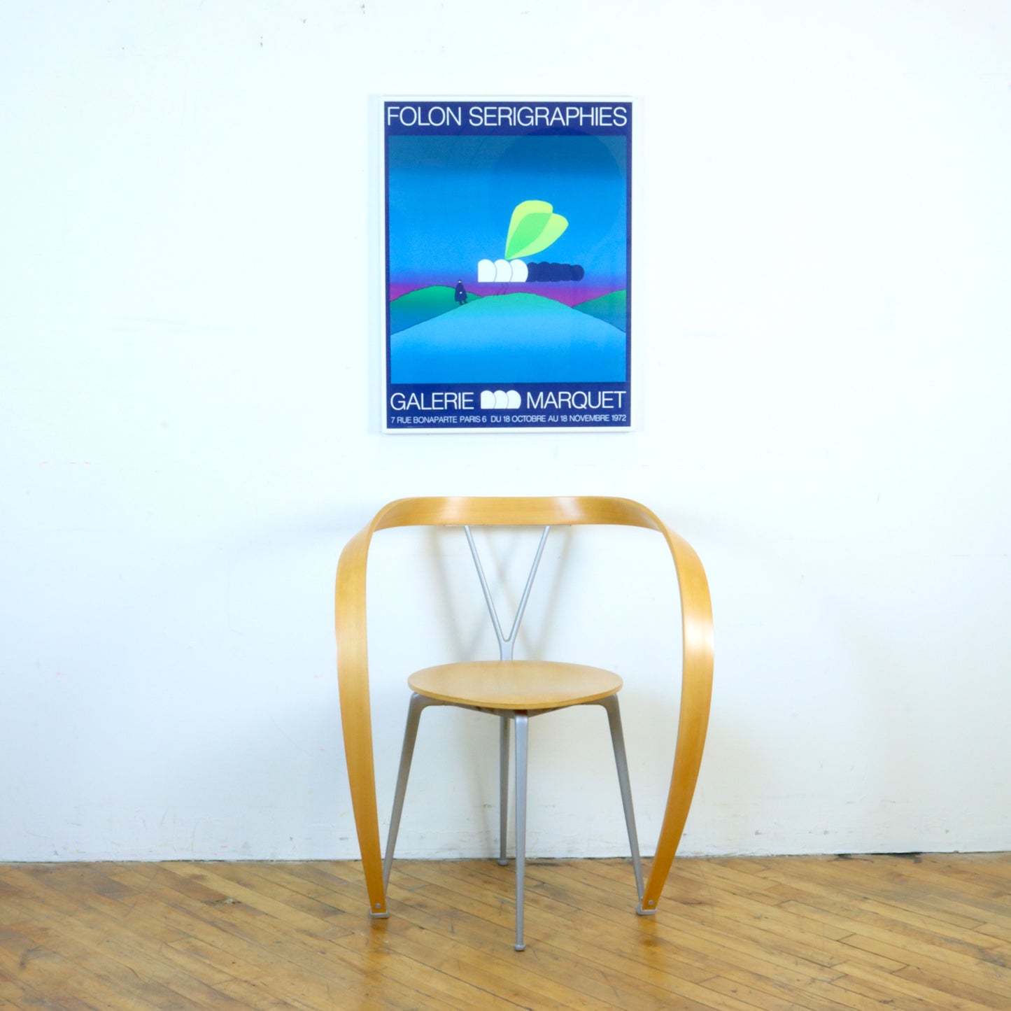 1972 Folon Exhibition Silkscreen