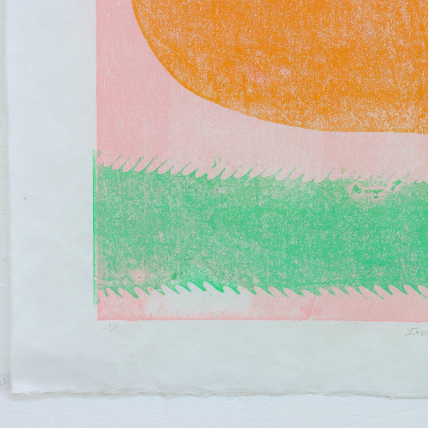 1990 Relief Print by Joyce Dean