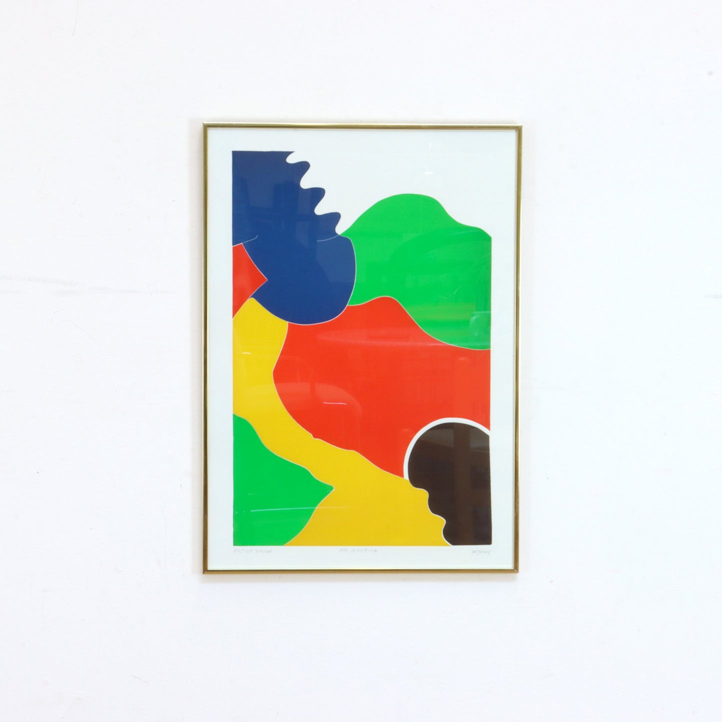1970s Relief Print by Thom De Jong