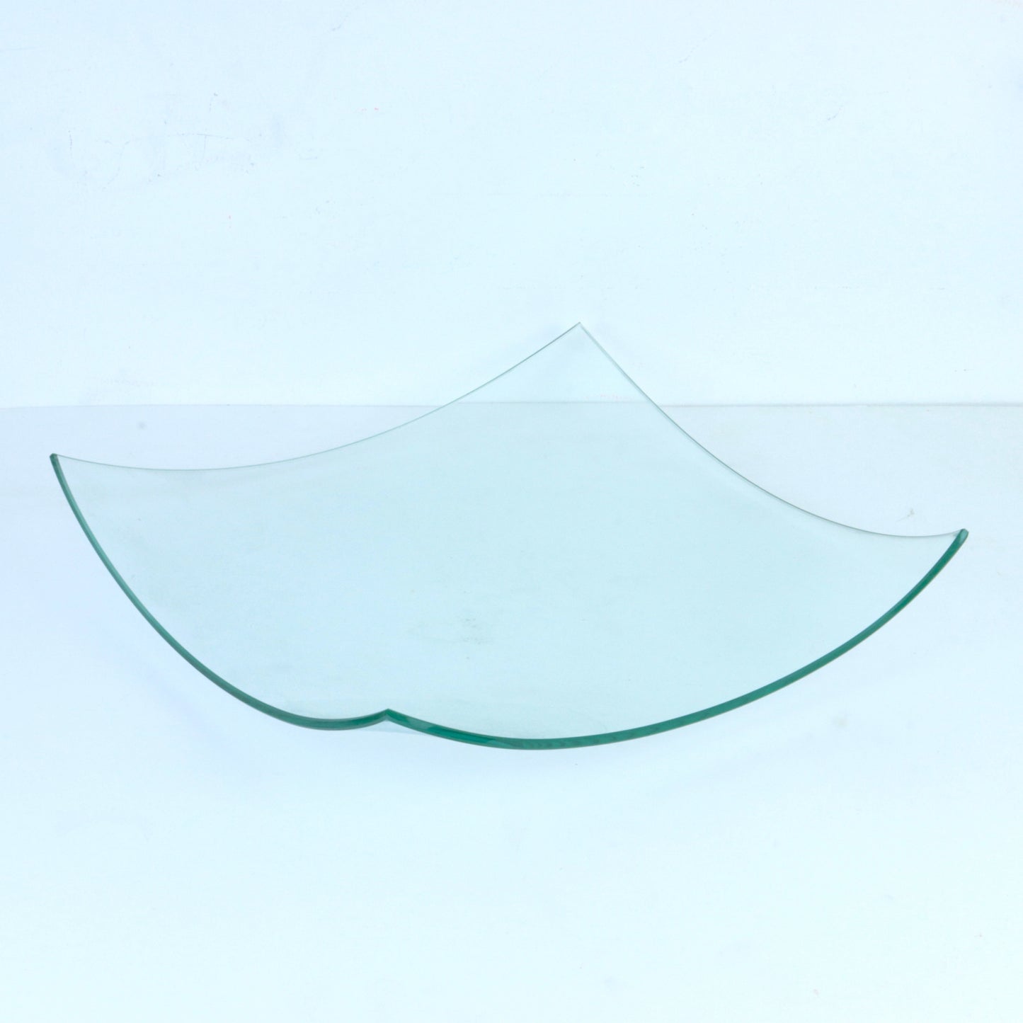 Minimalist Bent Glass Platter