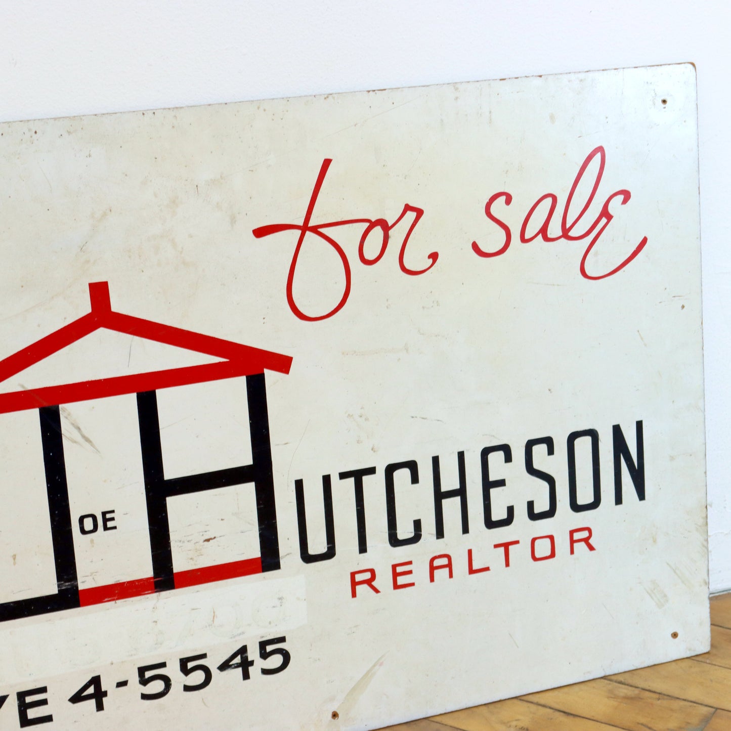 Mid Century Realtor "For Sale" Sign