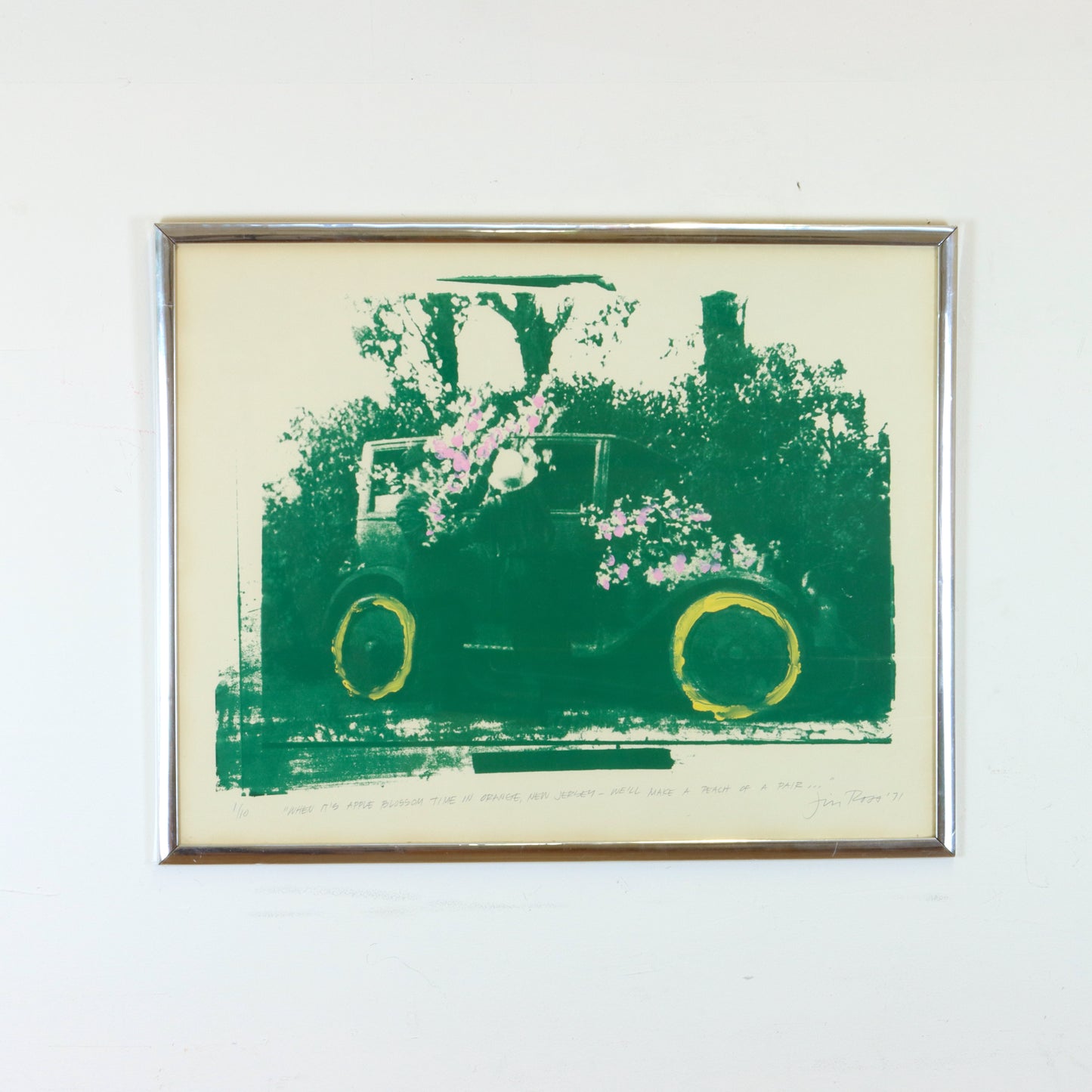 1971 Mixed Media Print by Jim Ross