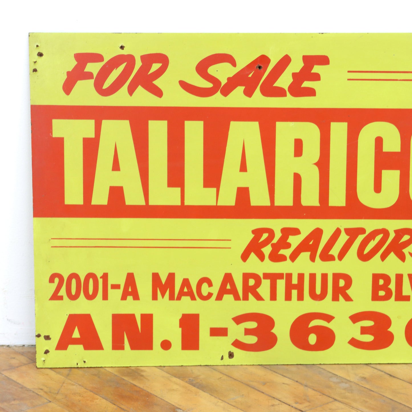 Mid Century Realtor "For Sale" Sign