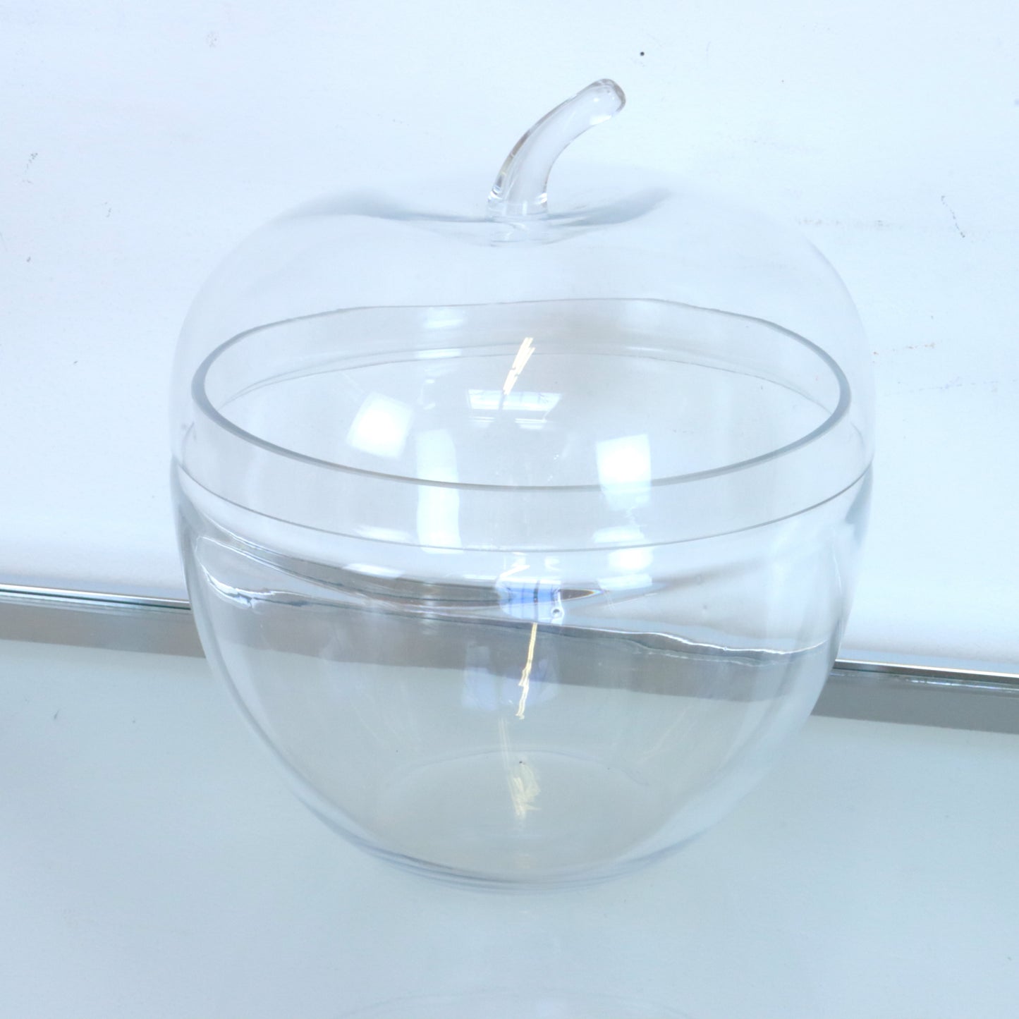 Large Vintage Glass Apple