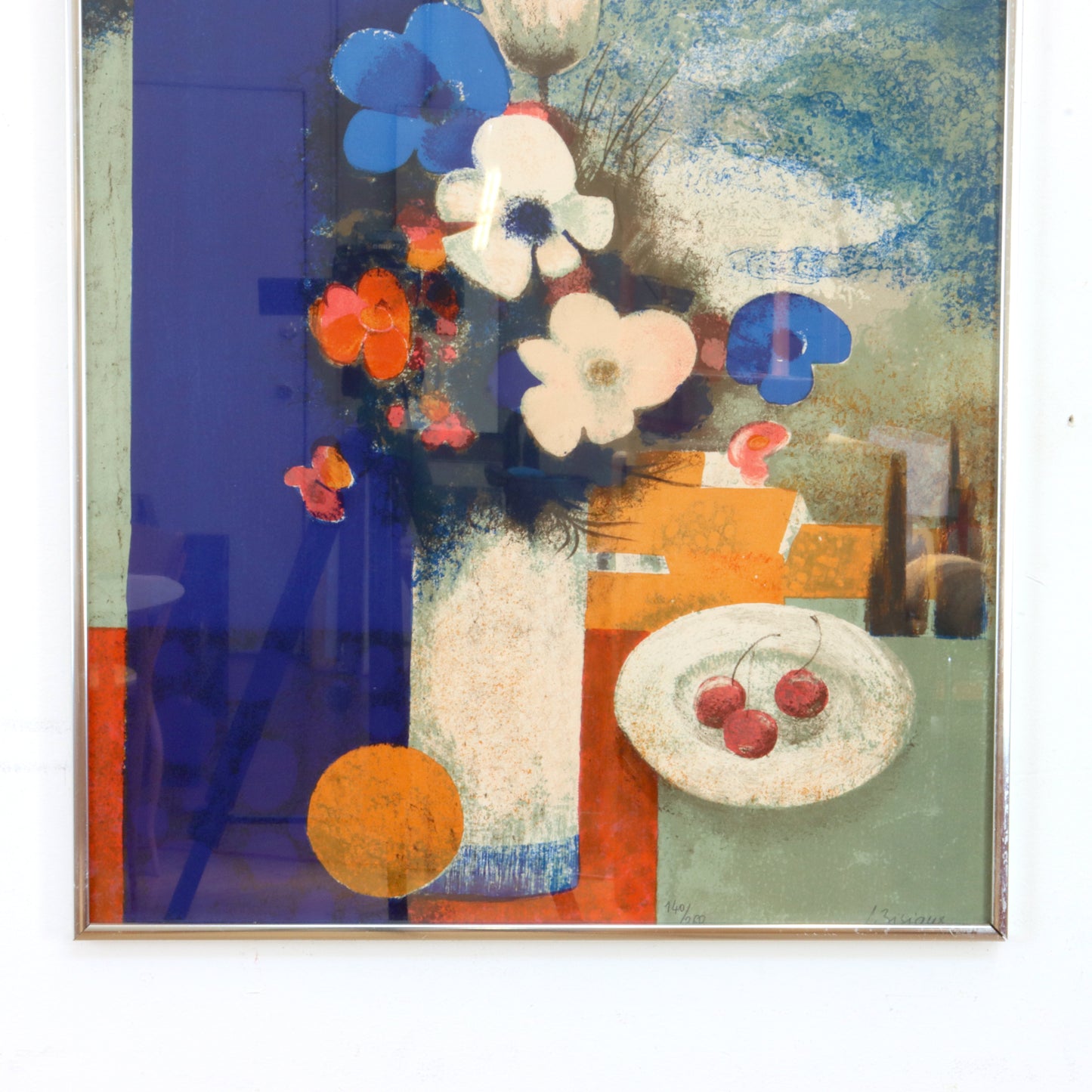 Mid Century Abstract Still Life Screen Print
