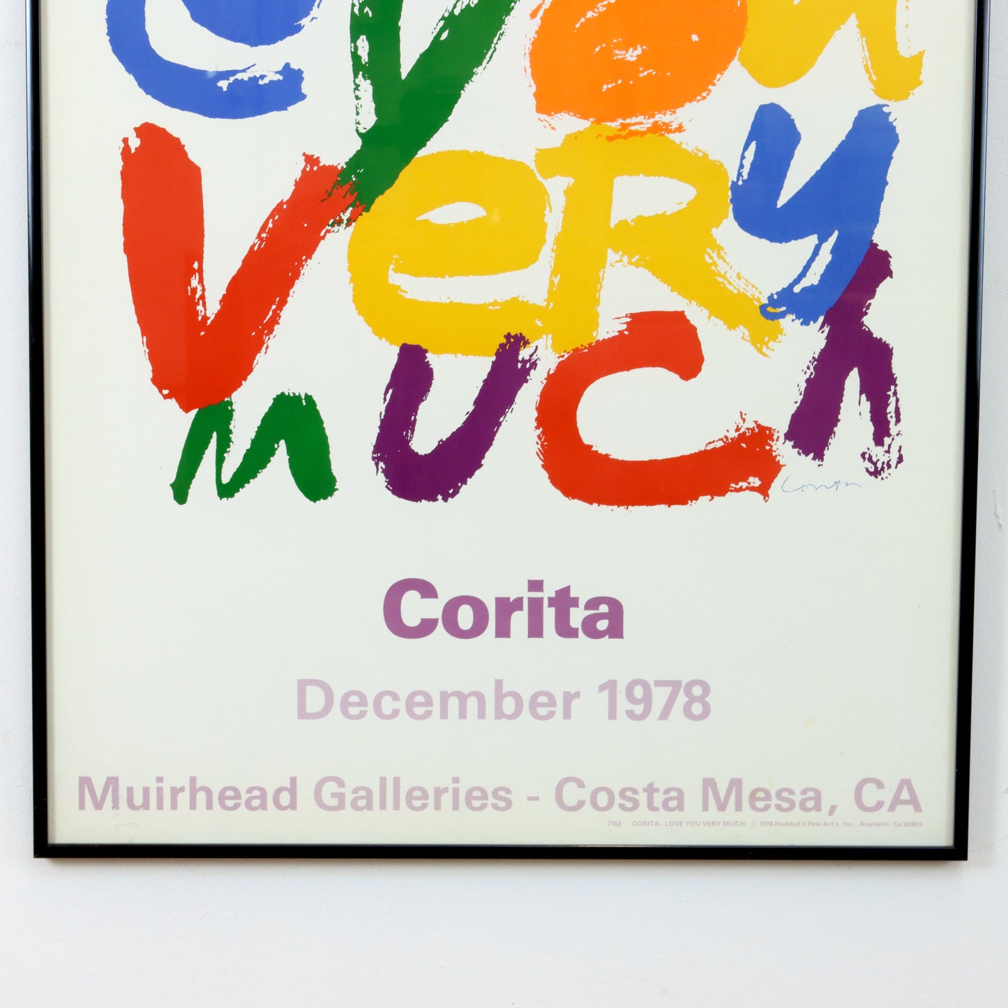 Original 1978 Sister Corita Kent Print