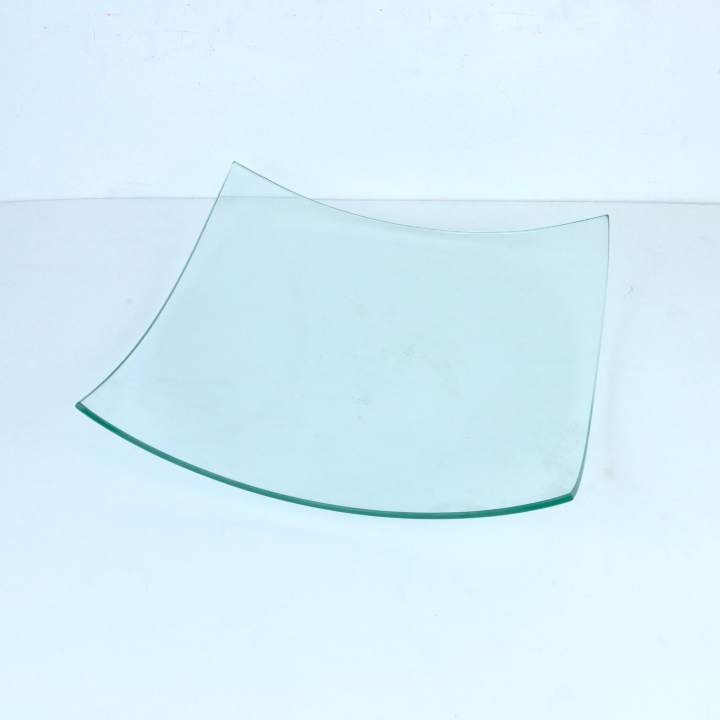 Minimalist Bent Glass Platter