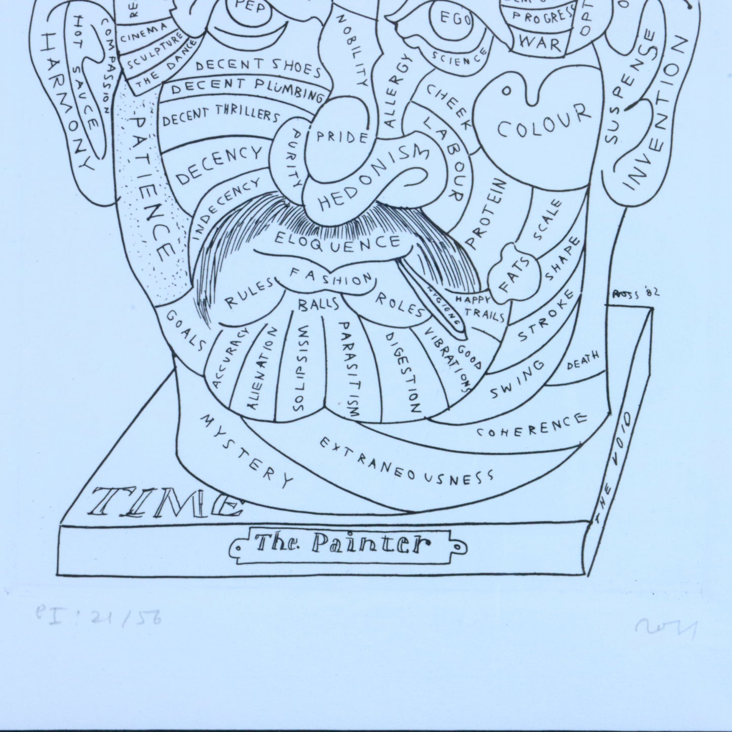 "The Painter" Print signed by Ross