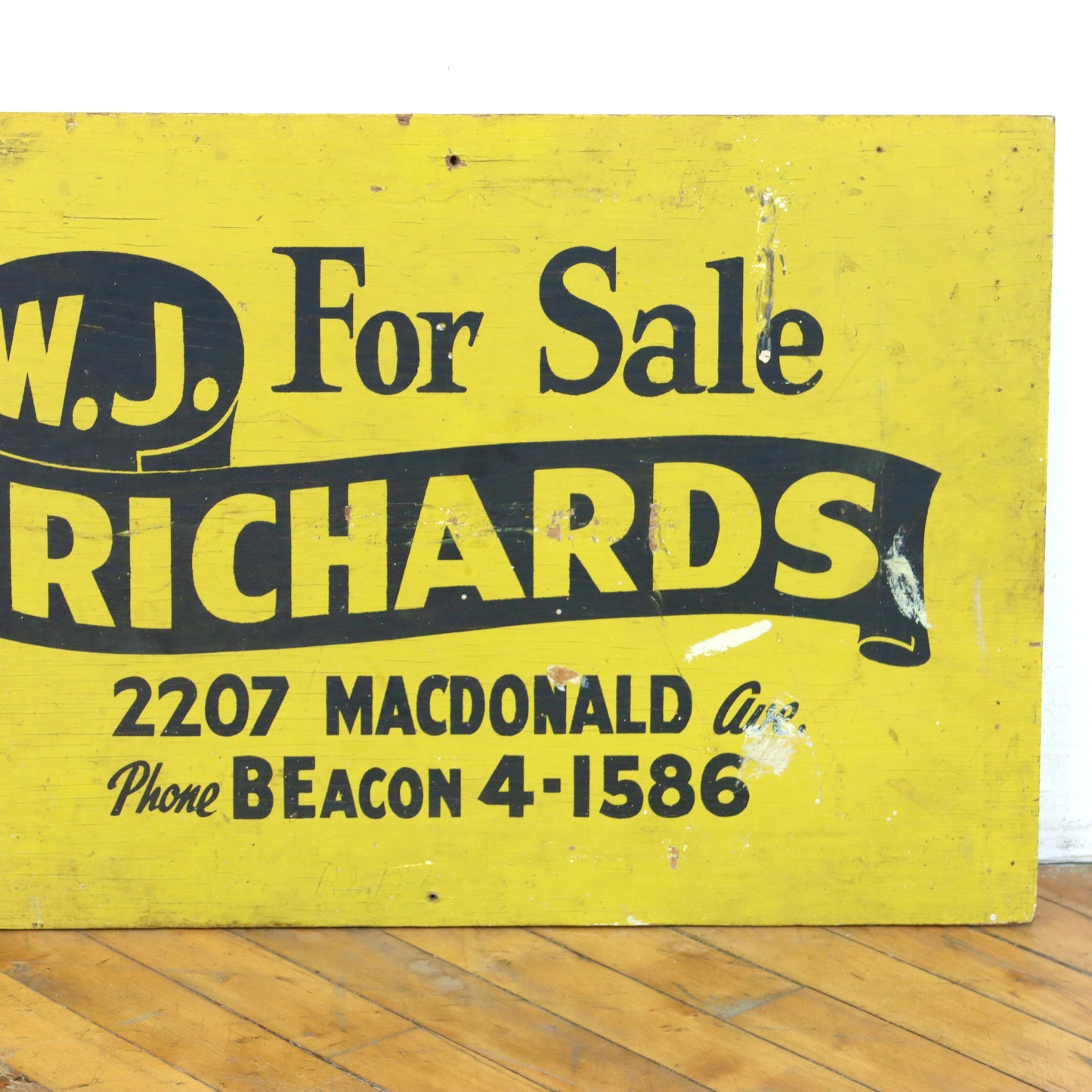 Mid Century Realtor "For Sale" Sign