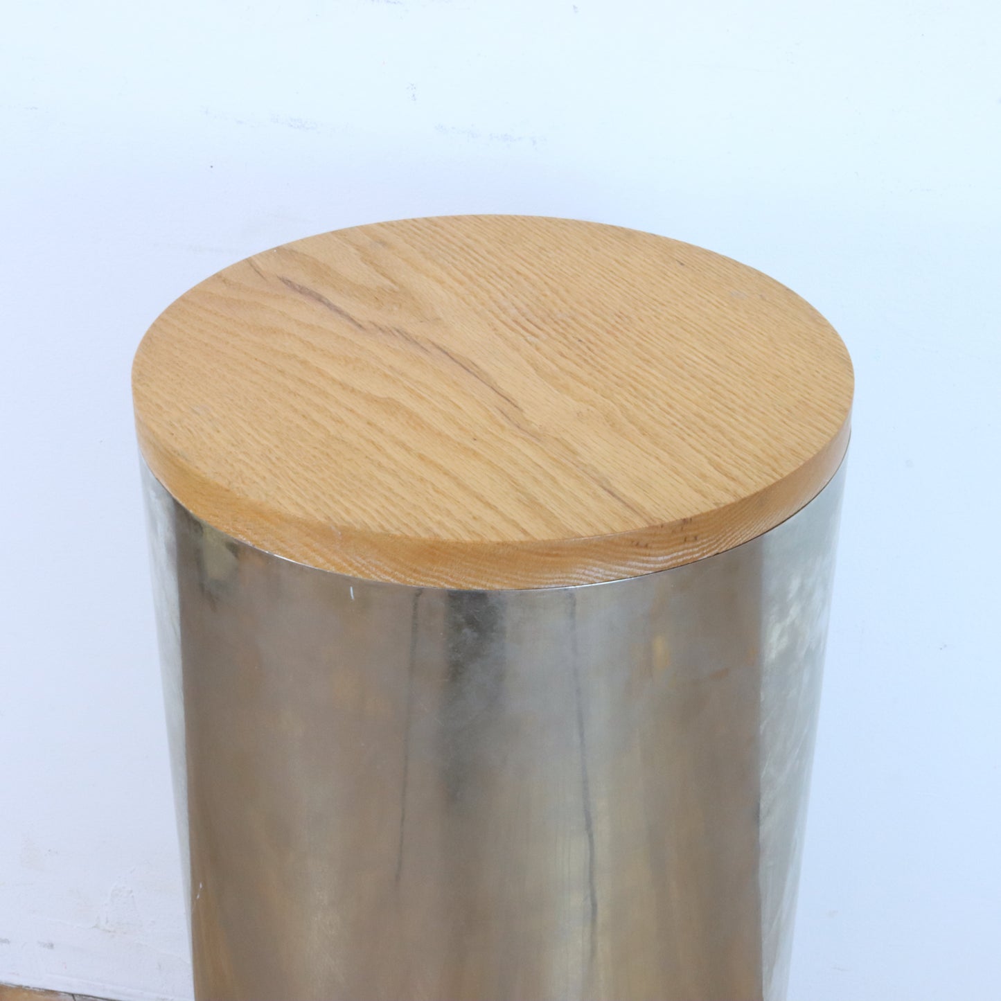 Vintage Drum Table After Paul Mayen