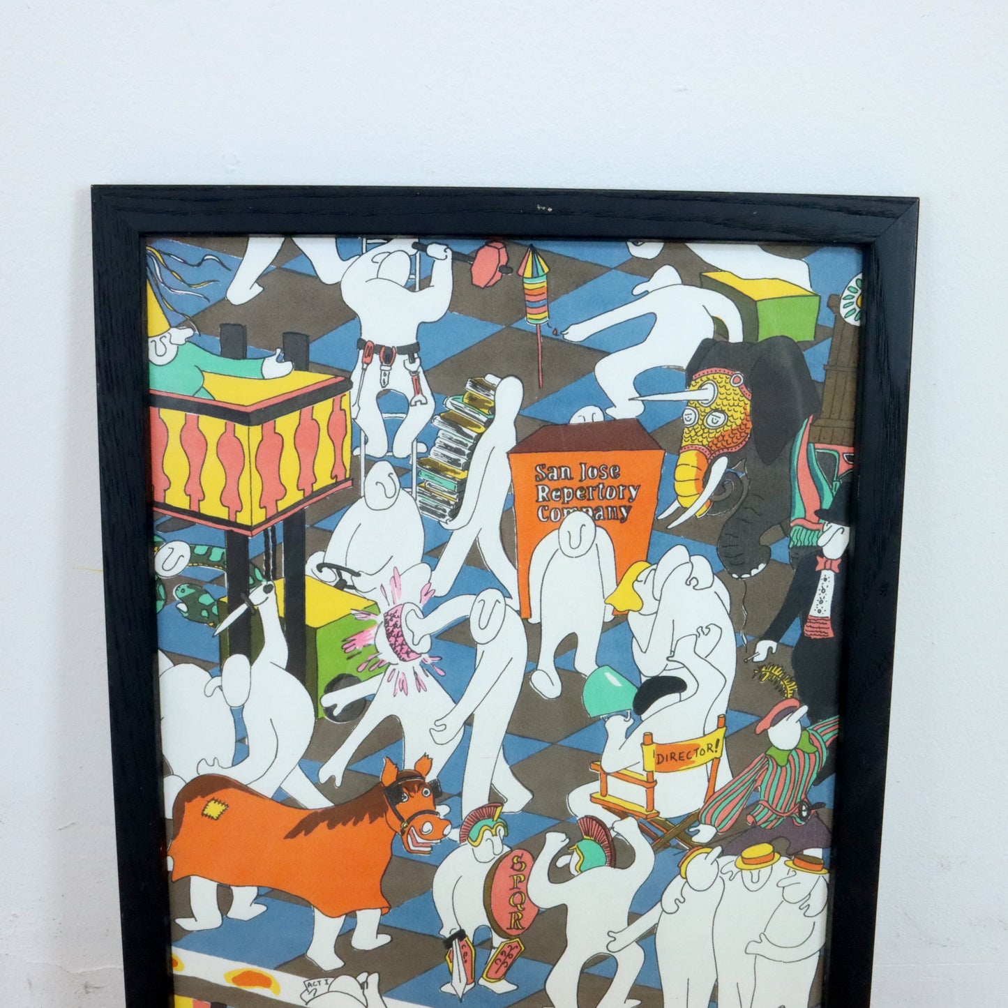 Vintage San Jose Repertory Company Print