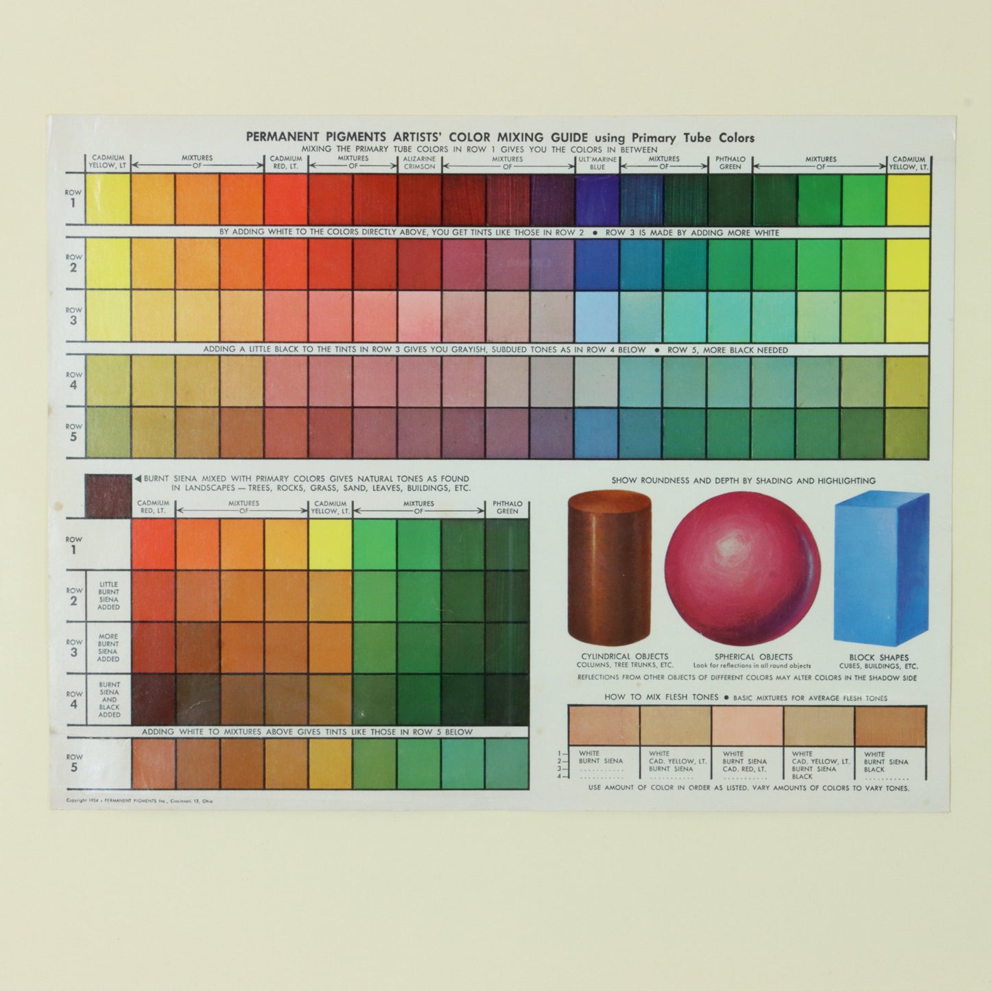1950s Color Guide