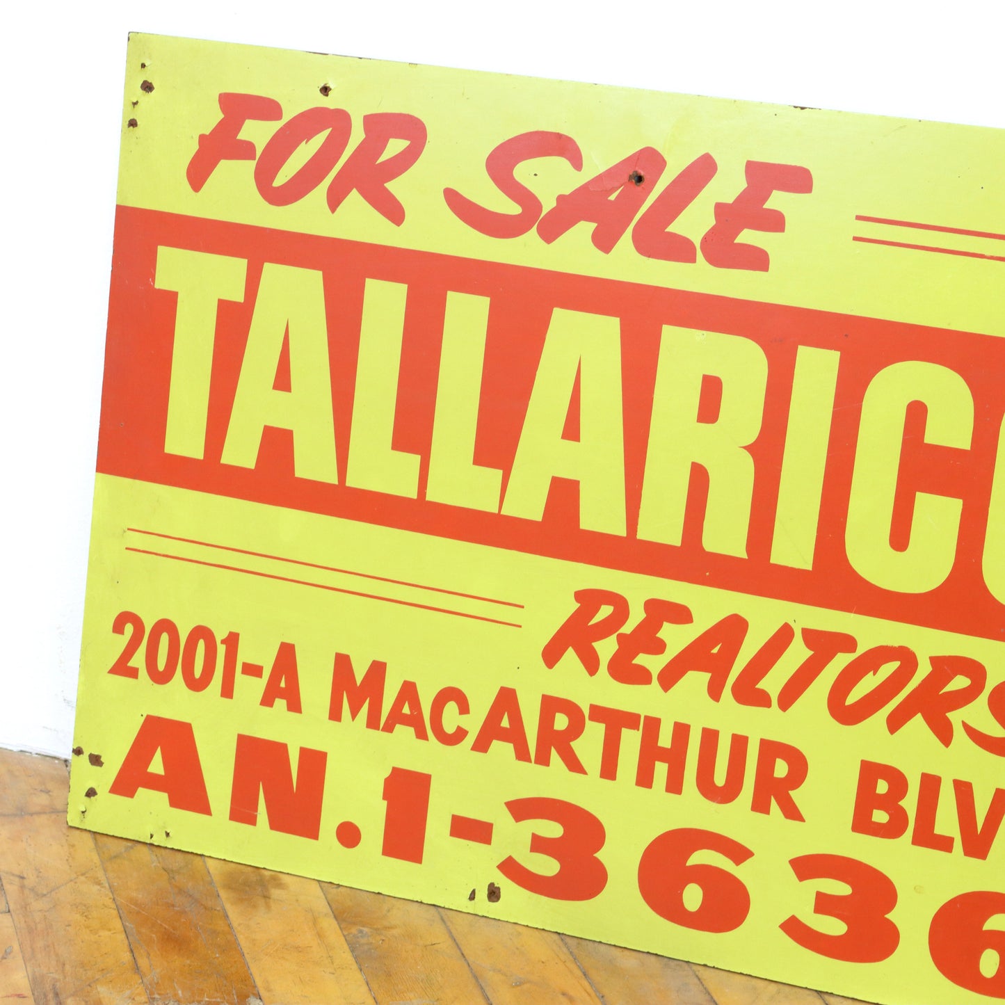 Mid Century Realtor "For Sale" Sign