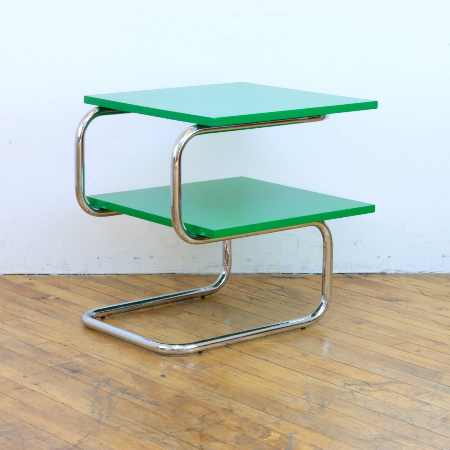 Pair of Bauhaus Style Tables After Hynek Gottwald