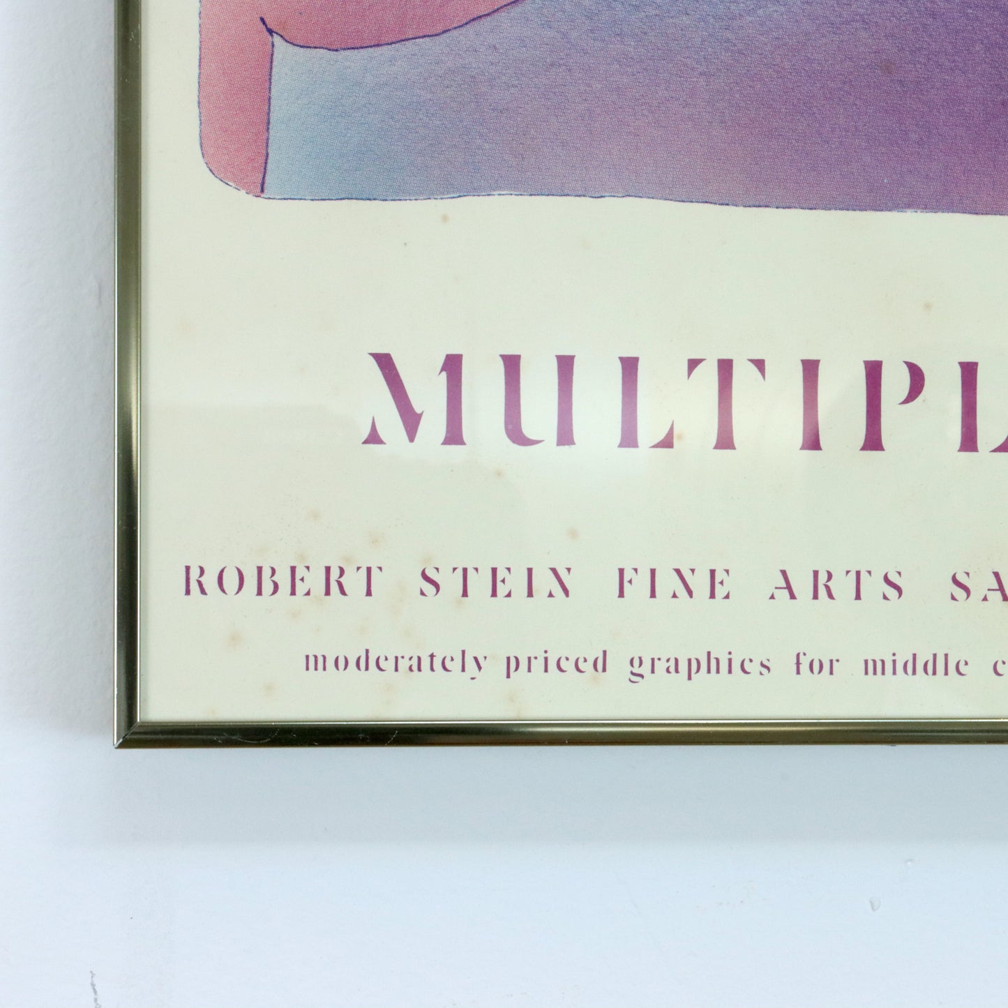 "Multiples" Exhibition Poster by Robert Weil
