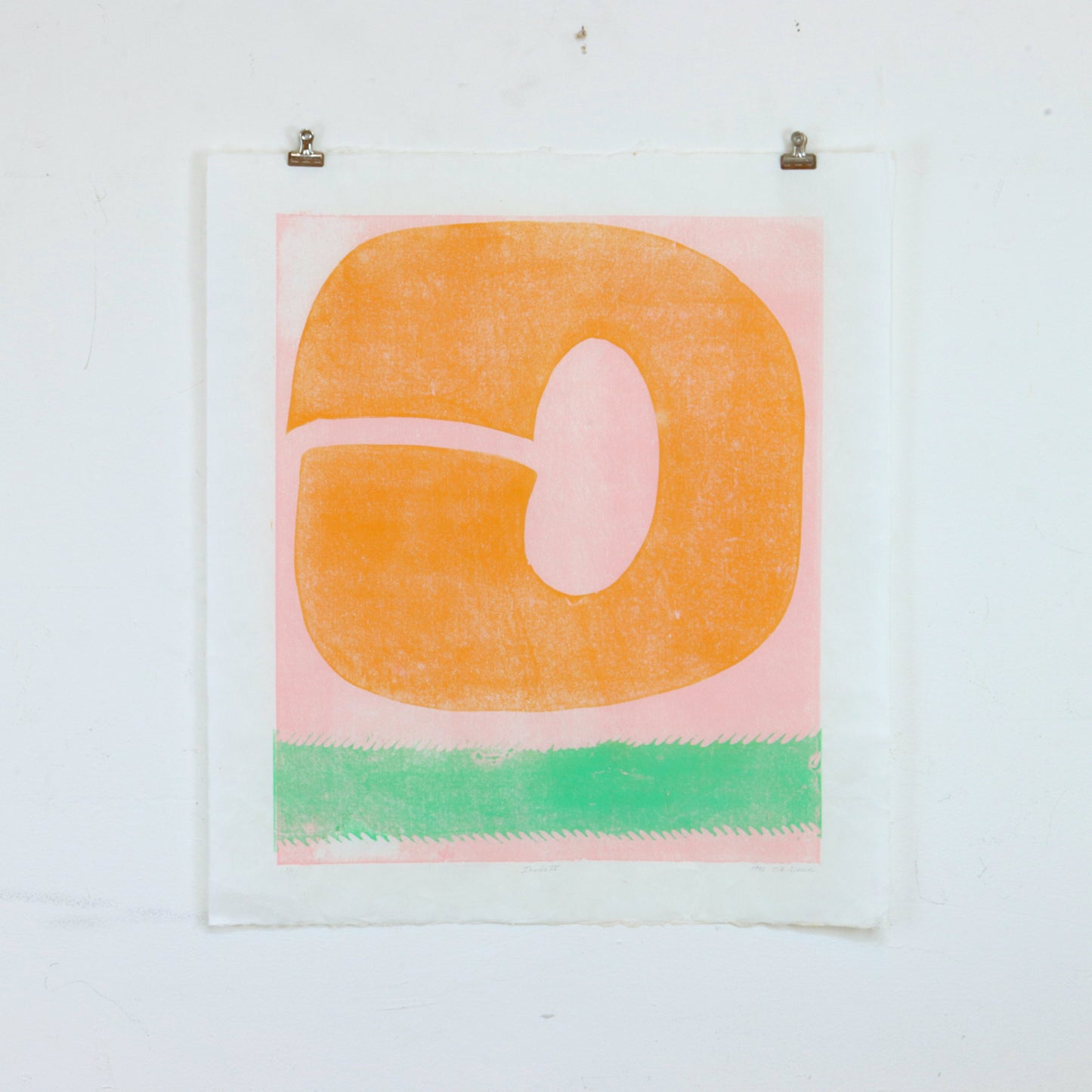1990 Relief Print by Joyce Dean