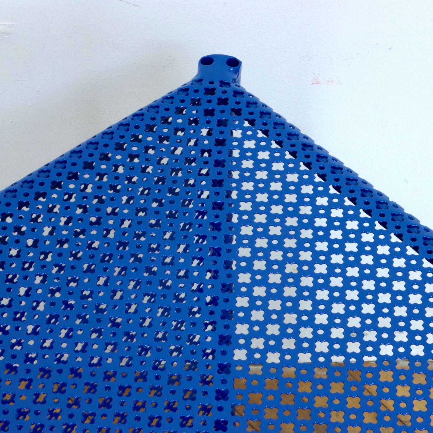 Blue Wire Shelves or Side Tables