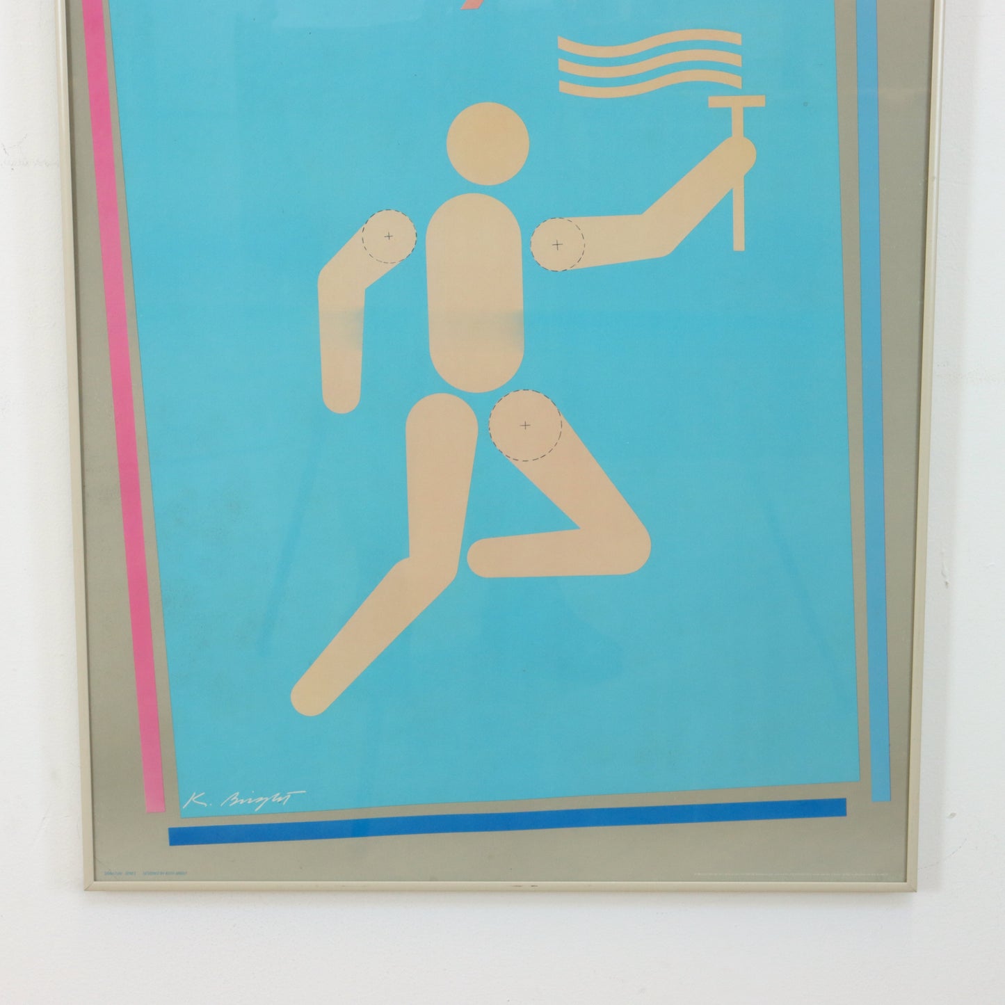1984 Olympics Poster by Keith Bright