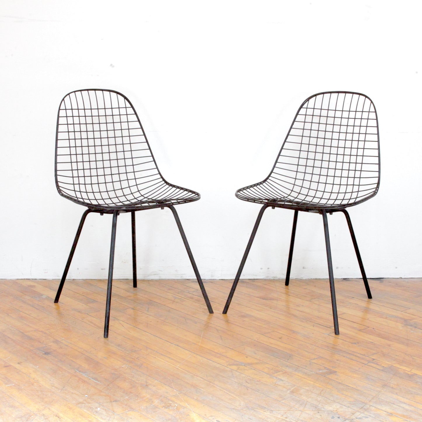 Pair of Early Eames DKX Chairs