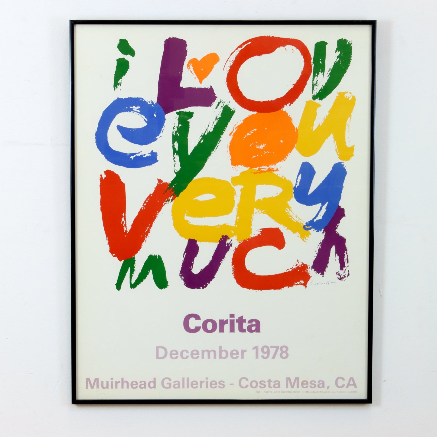 Original 1978 Sister Corita Kent Print