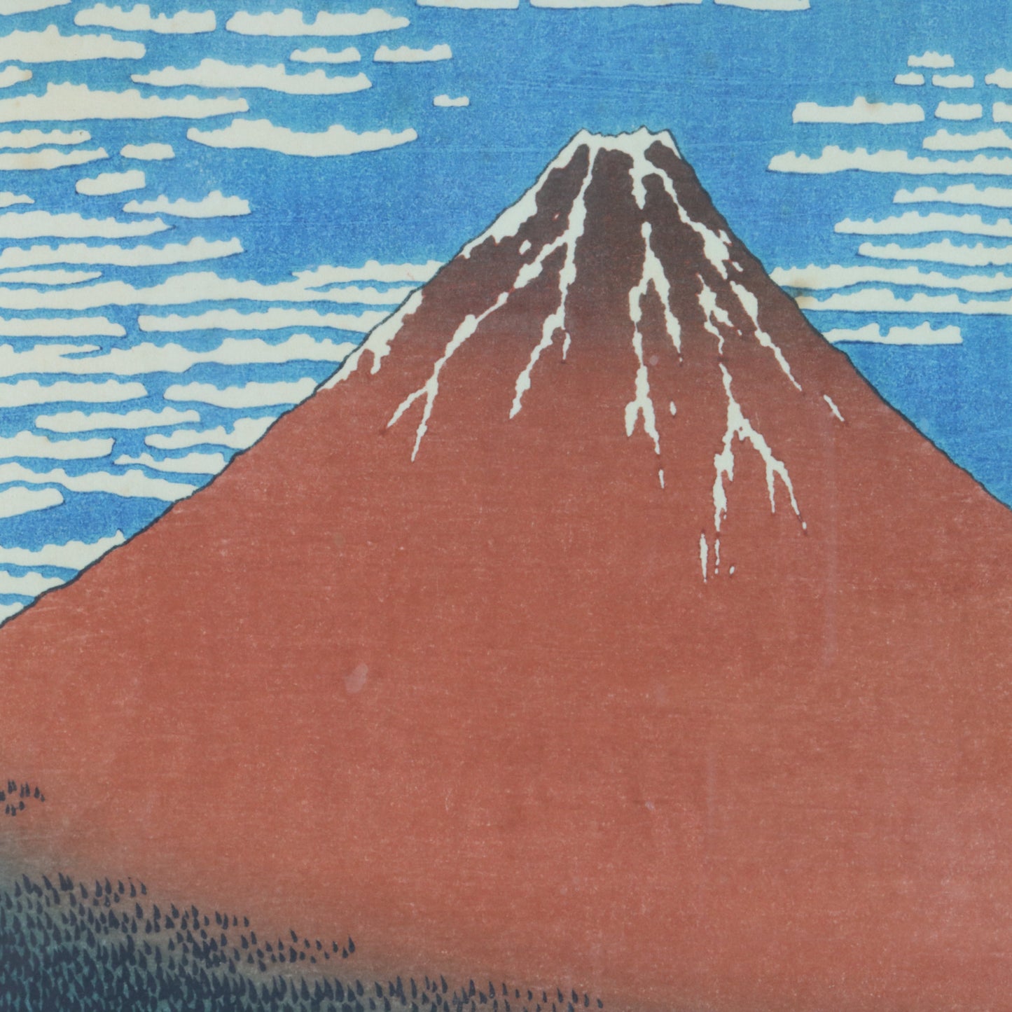 1960s "Fine Wind, Clear Morning" Print by Hakusai