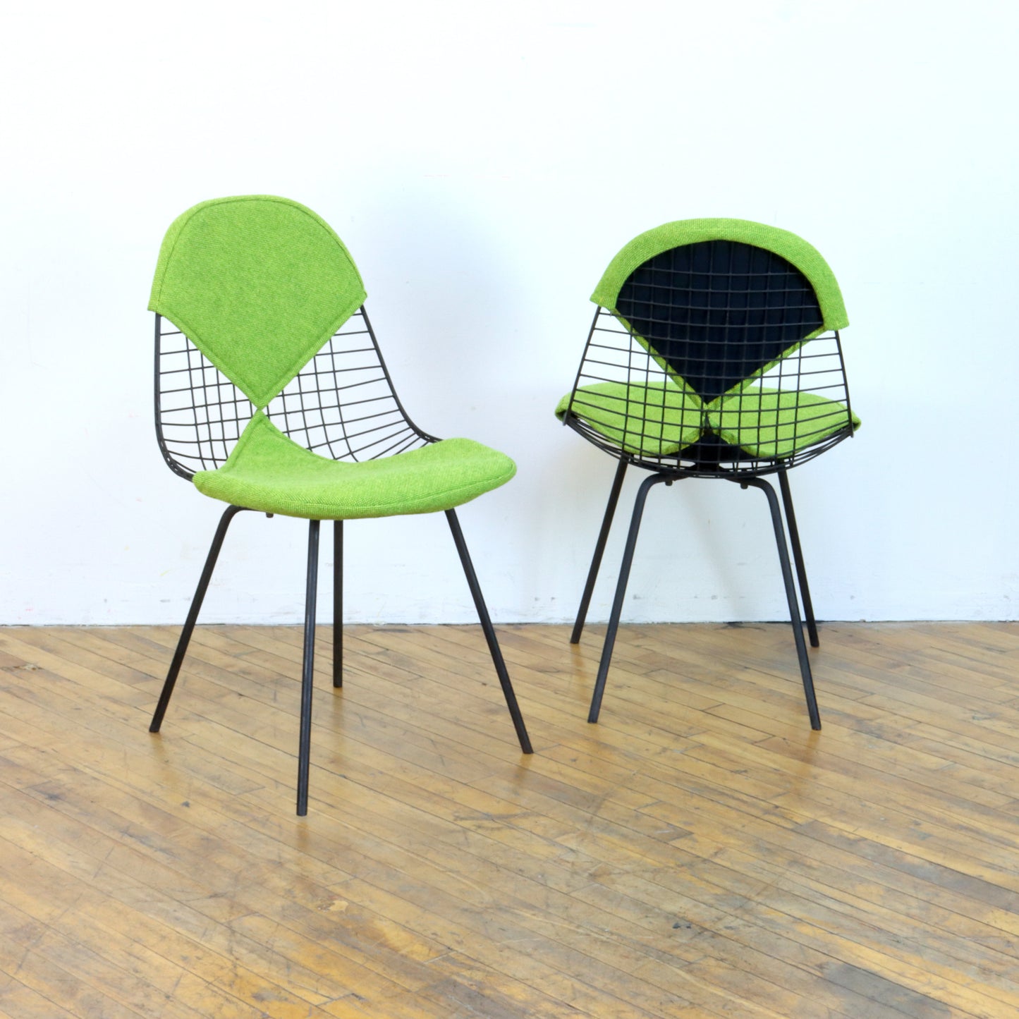 Pair of Early Eames DKX Chairs
