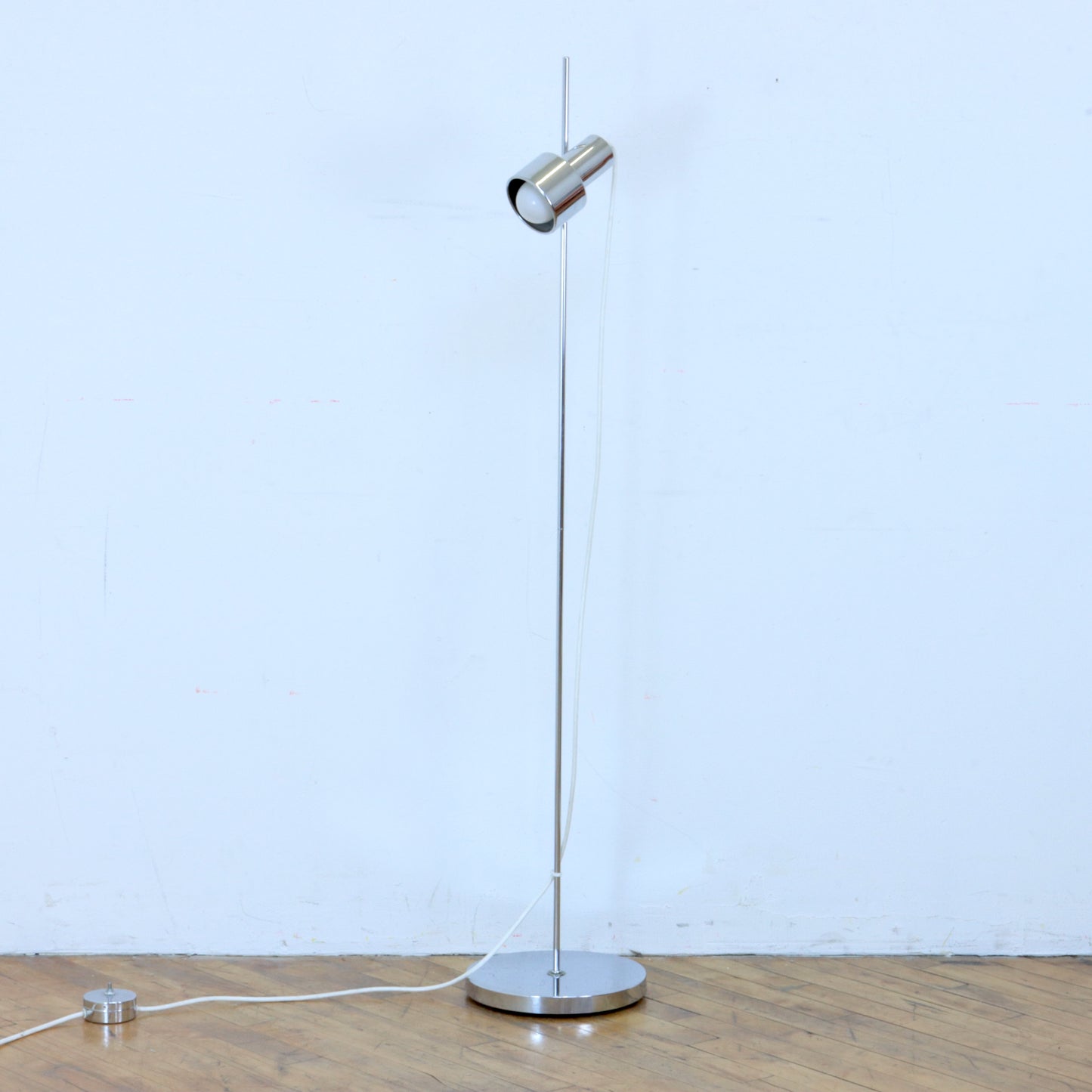 1970s Articulating Chrome Floor Lamp