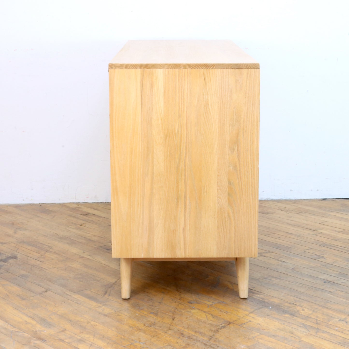 1950s Sculptural Oak Dresser by Jack Van Der Molen