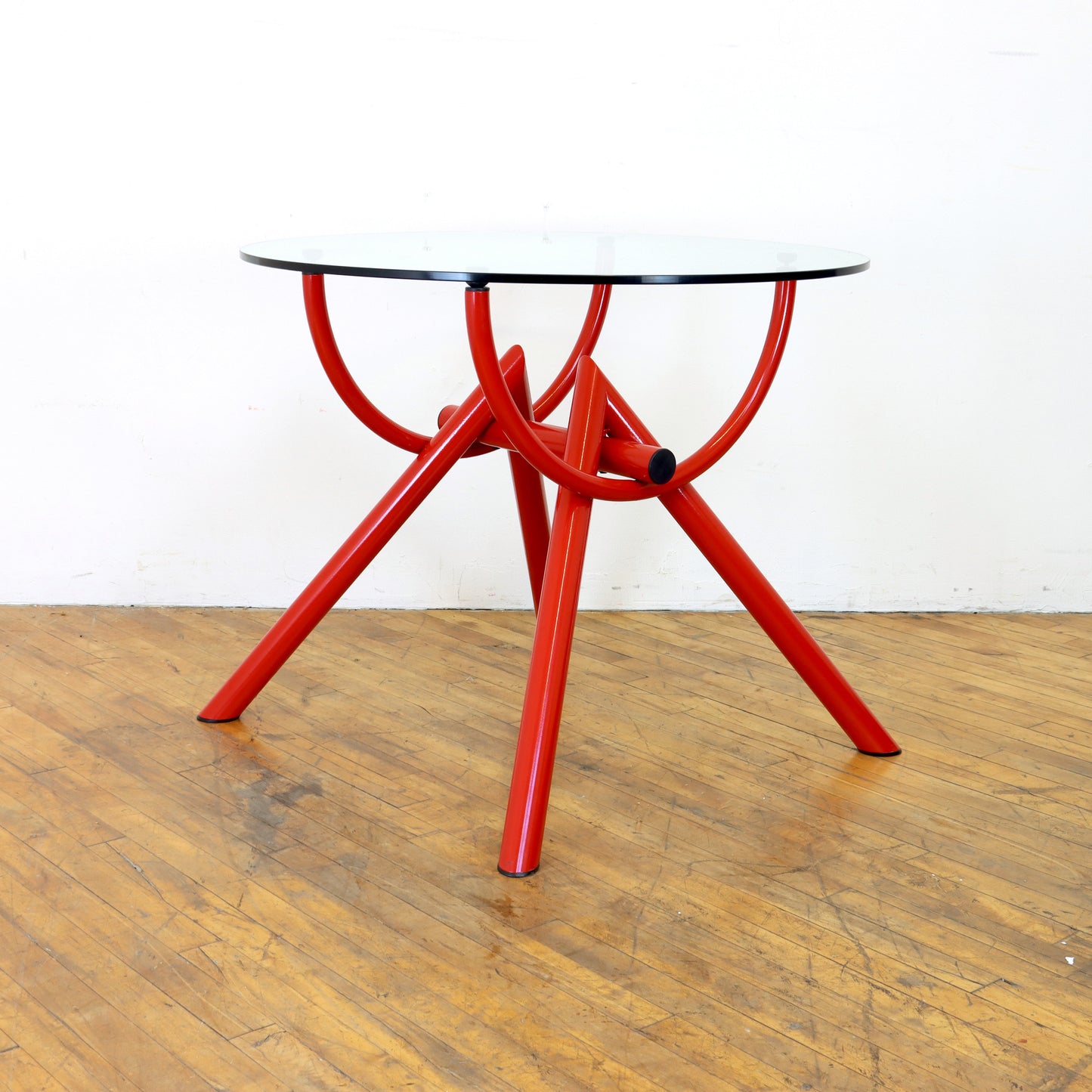 1980s Postmodern Tubular Dining Table