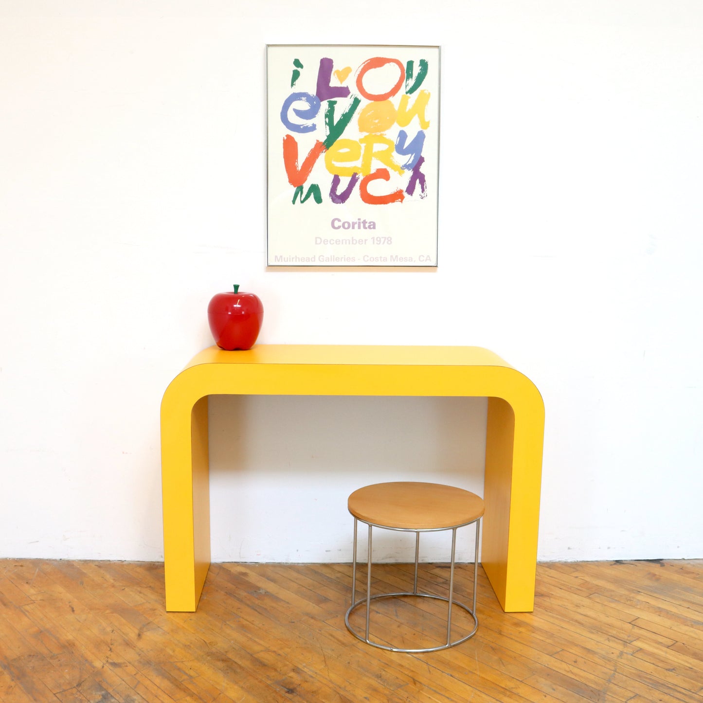 Vintage Waterfall Console Table