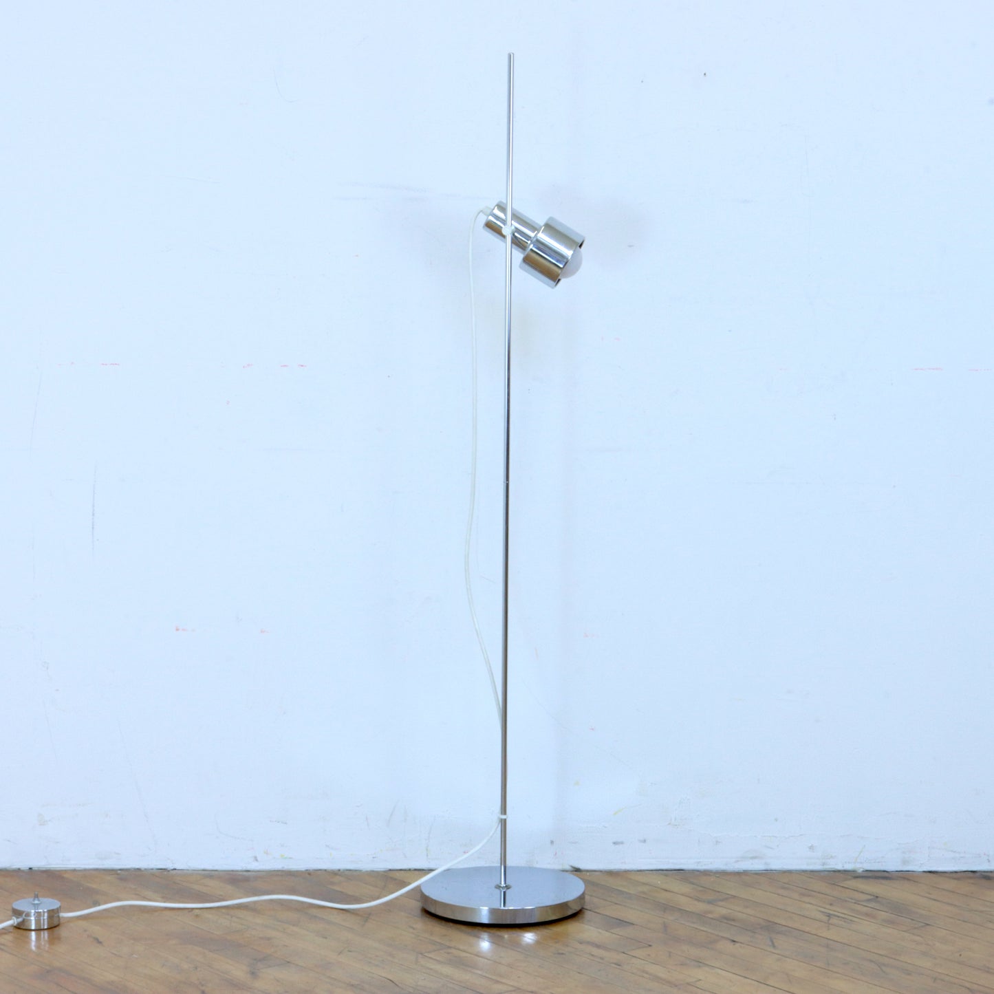 1970s Articulating Chrome Floor Lamp