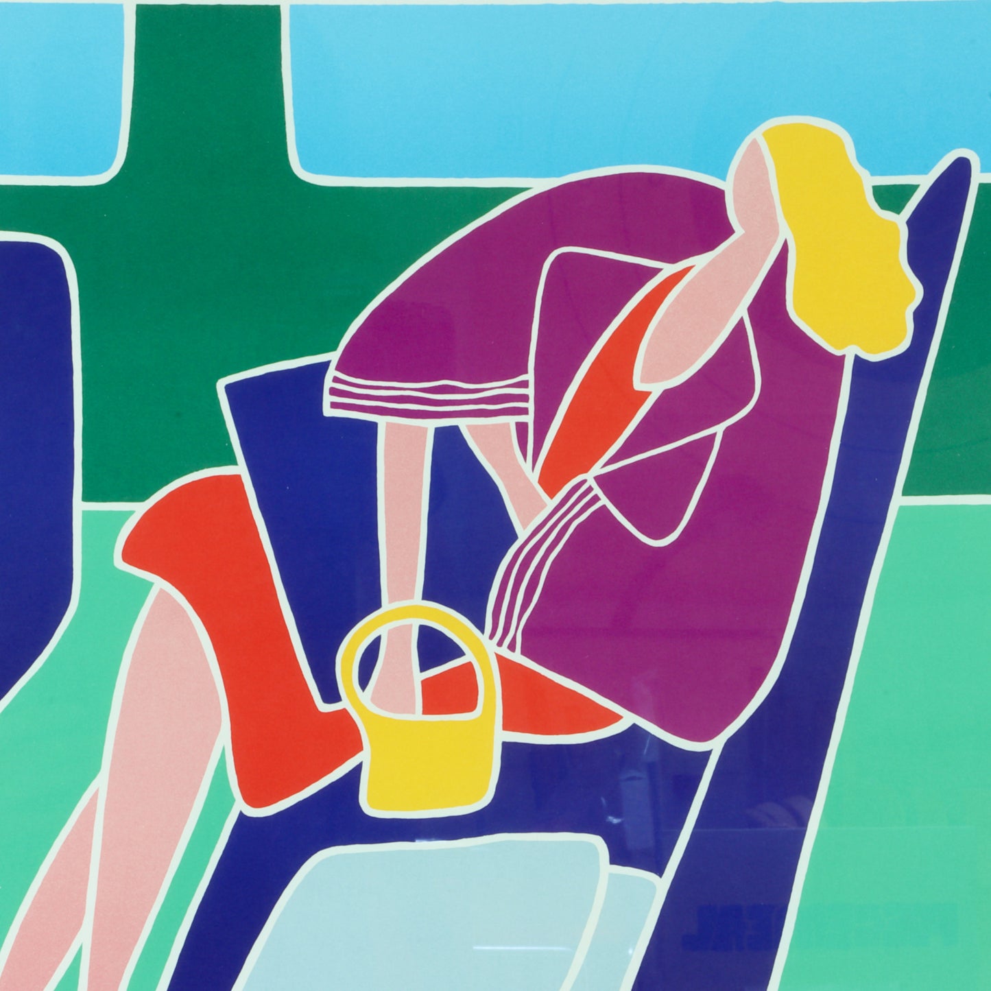 1980s Dan May Exhibition Poster