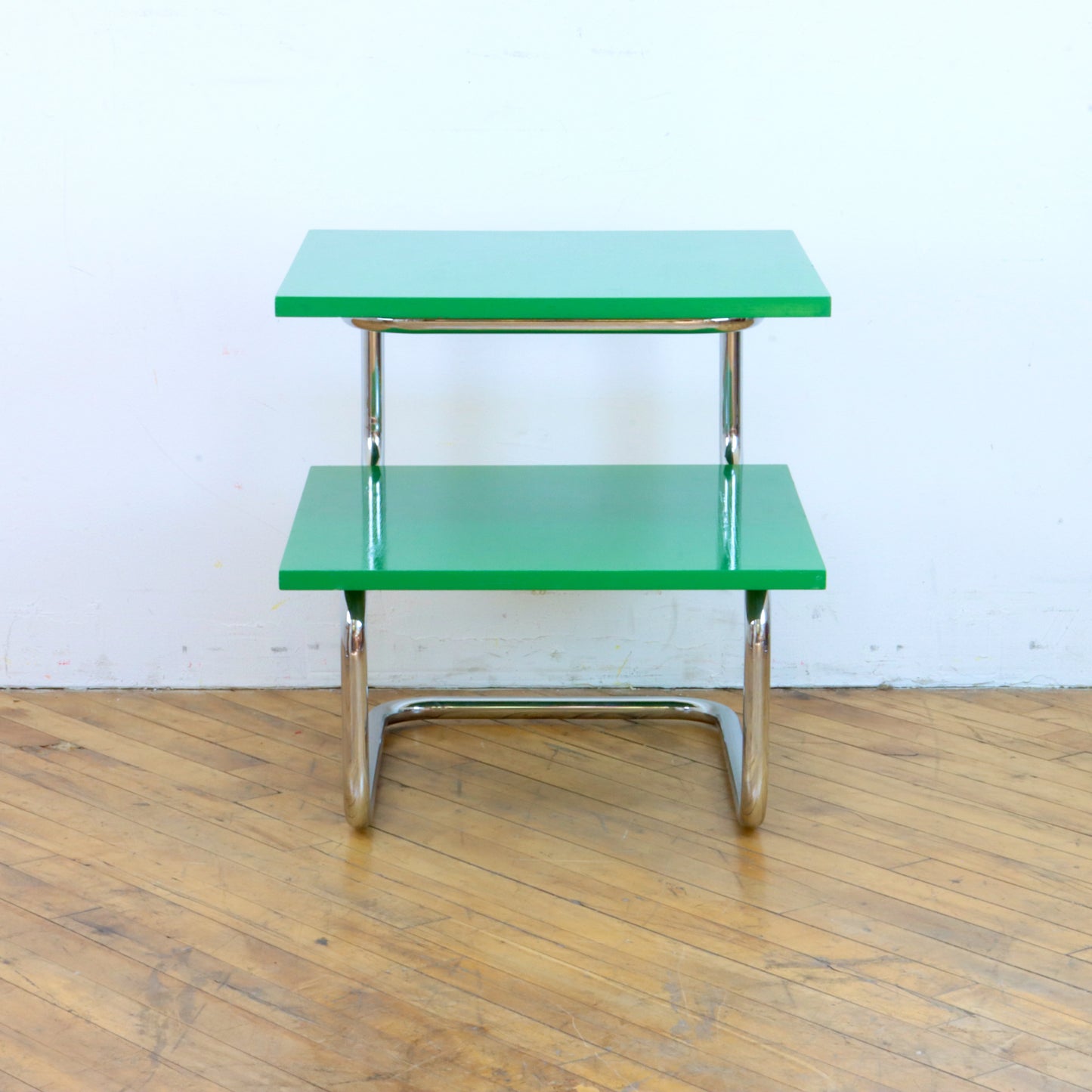 Pair of Bauhaus Style Tables After Hynek Gottwald
