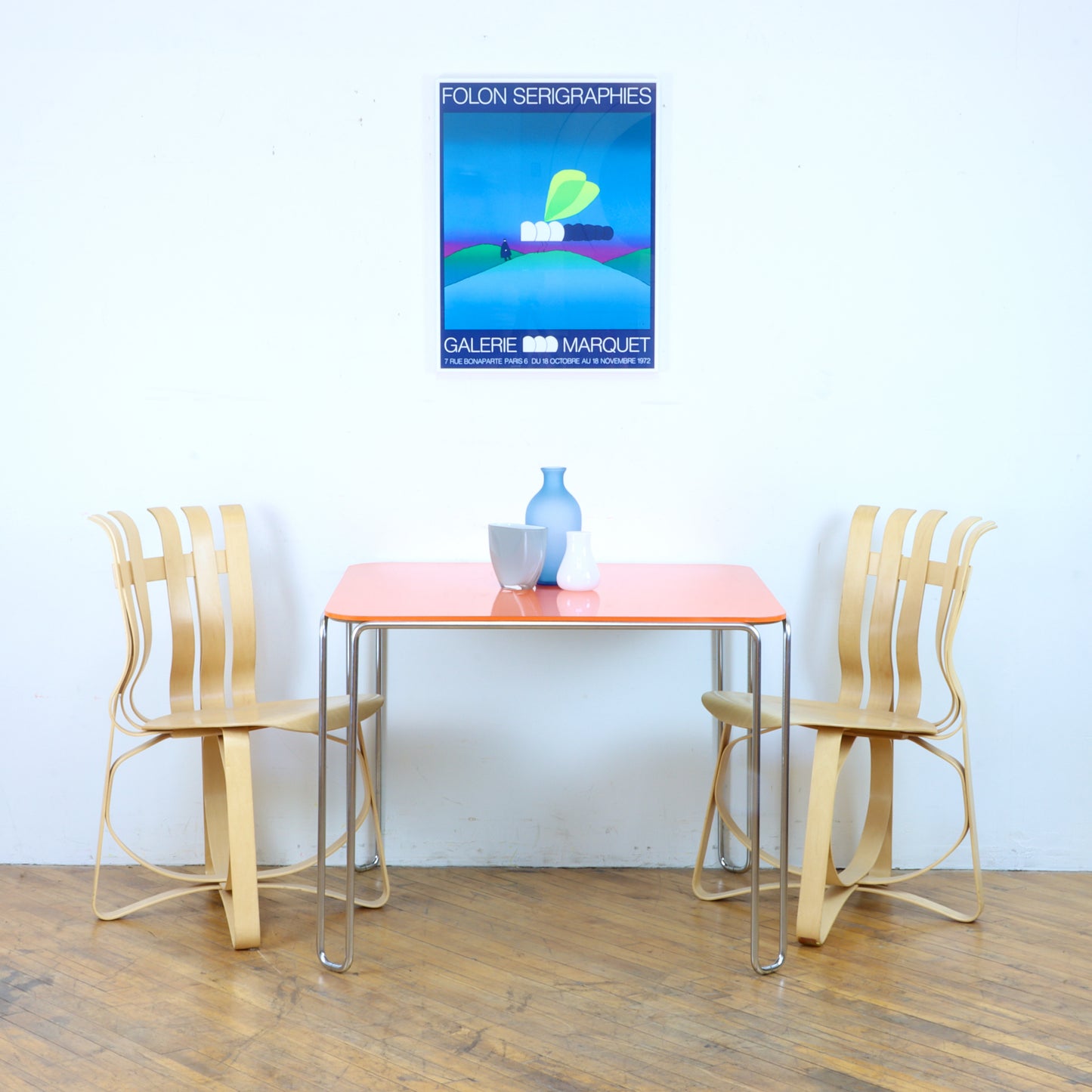 Vintage Marcel Breuer B10 Dining Table