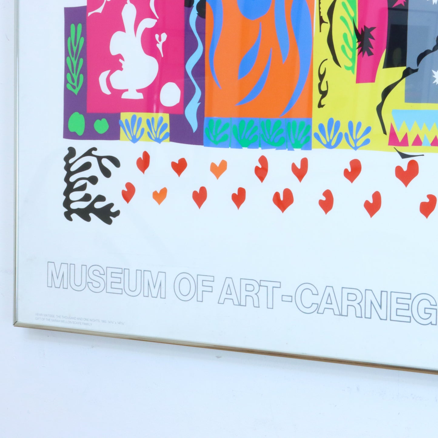 Large 1974 Matisse Exhibition Screen Print