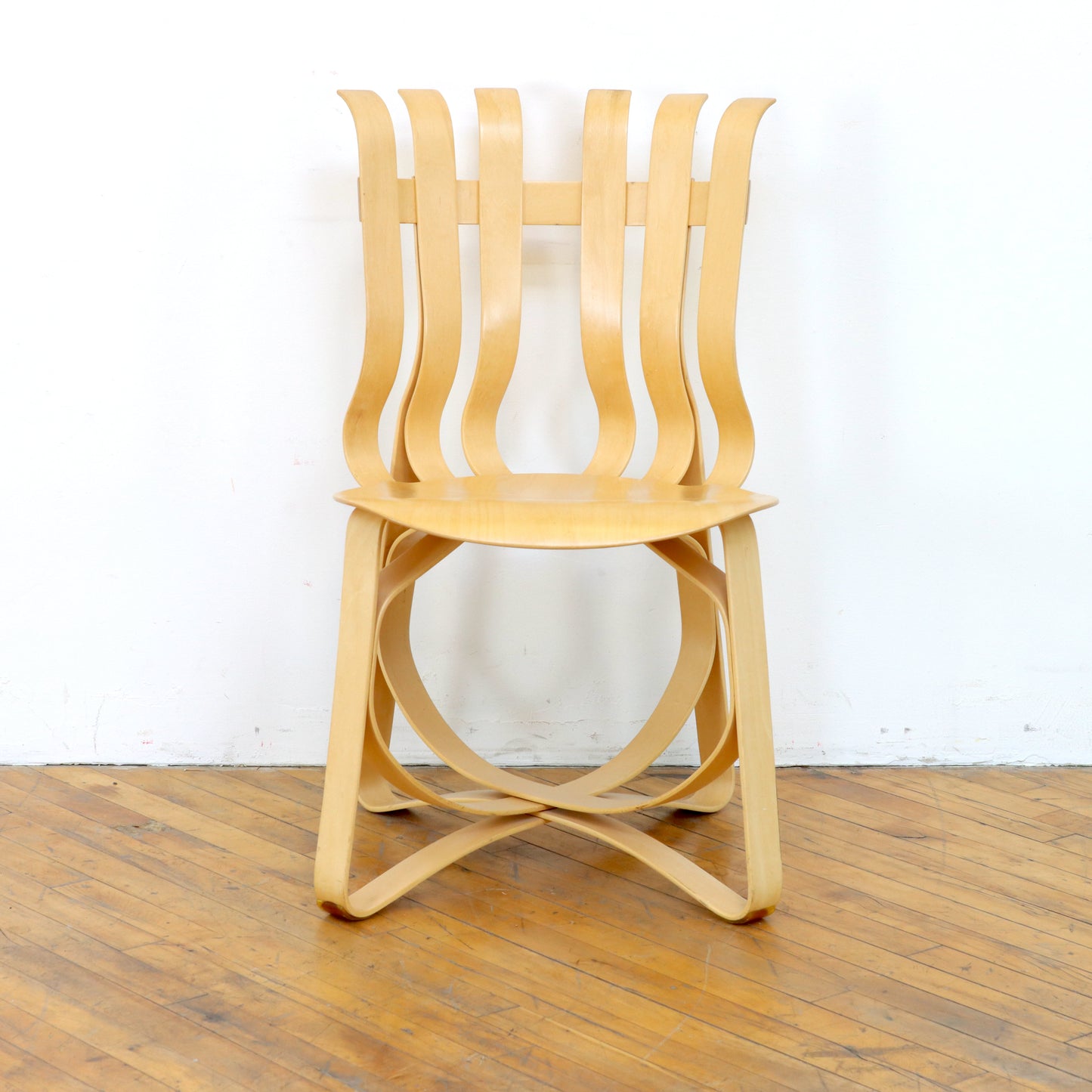 Set of 6 Frank Gehry Hat Trick Chairs
