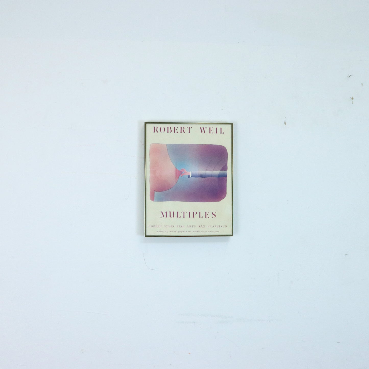 "Multiples" Exhibition Poster by Robert Weil