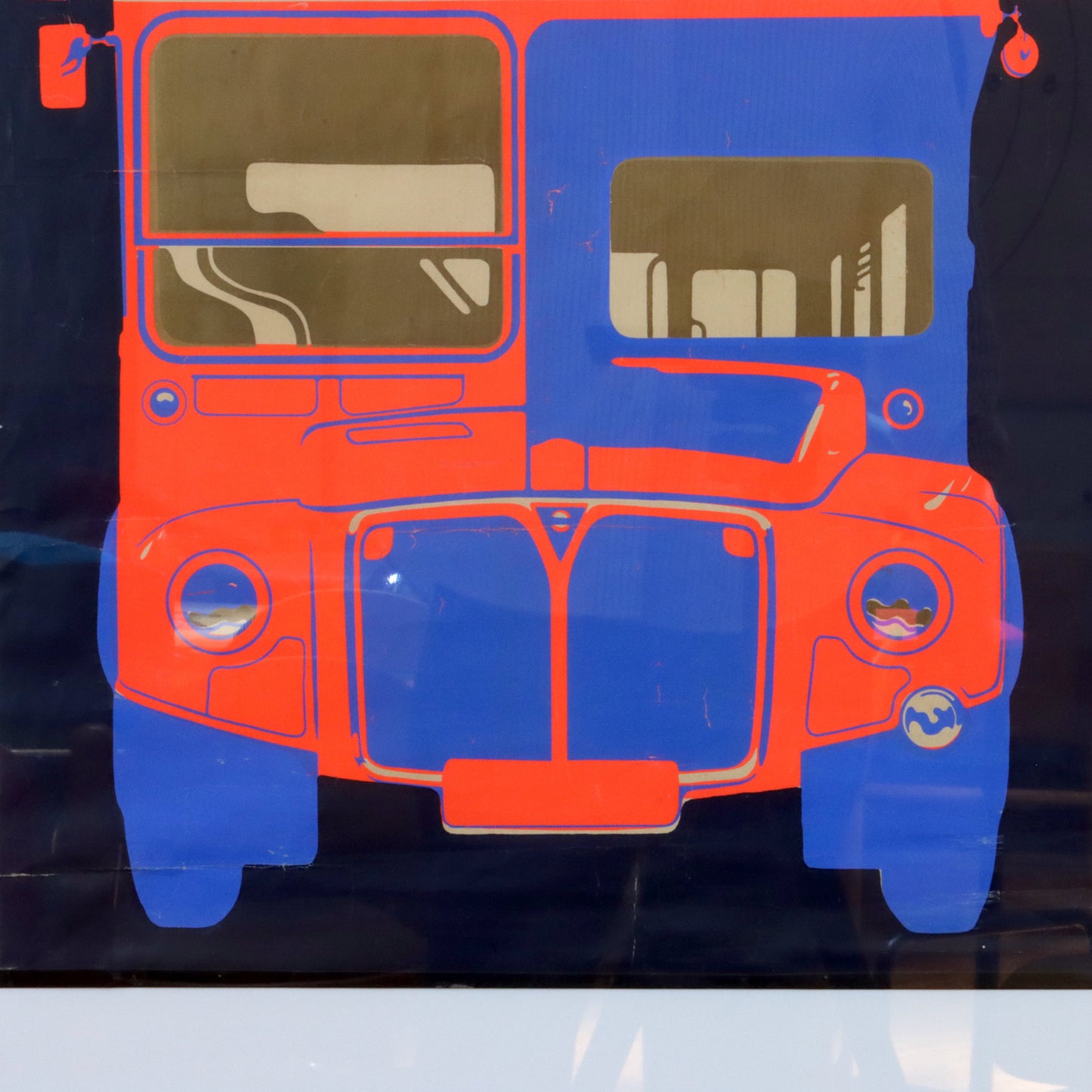 1960s British Double Decker Poster