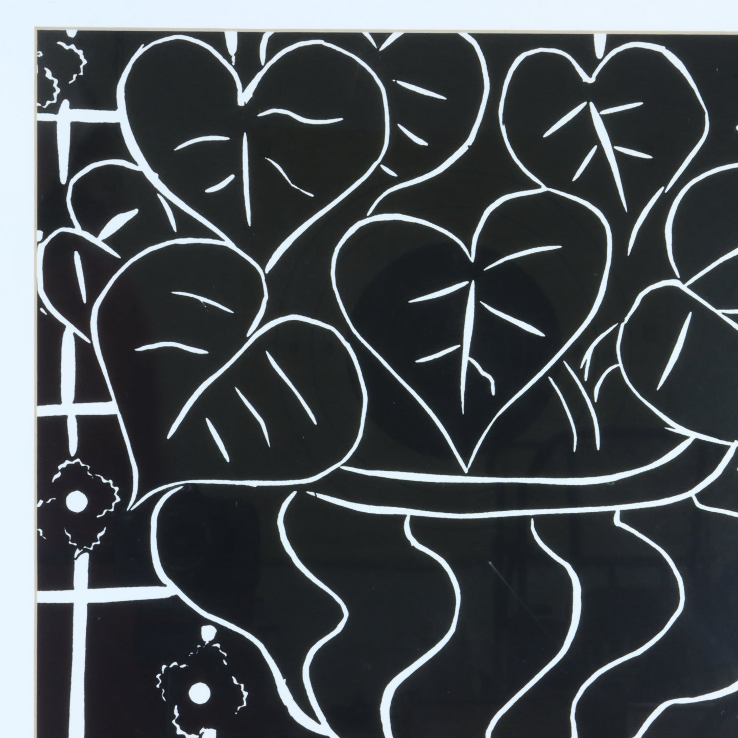 Vintage Framed Matisse "Begonia Basket" Print