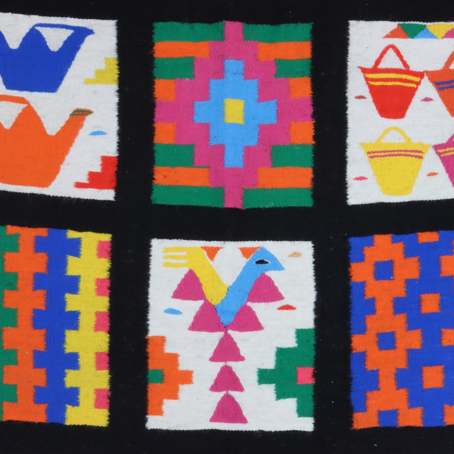Large Colorful Peruvian Tapestry