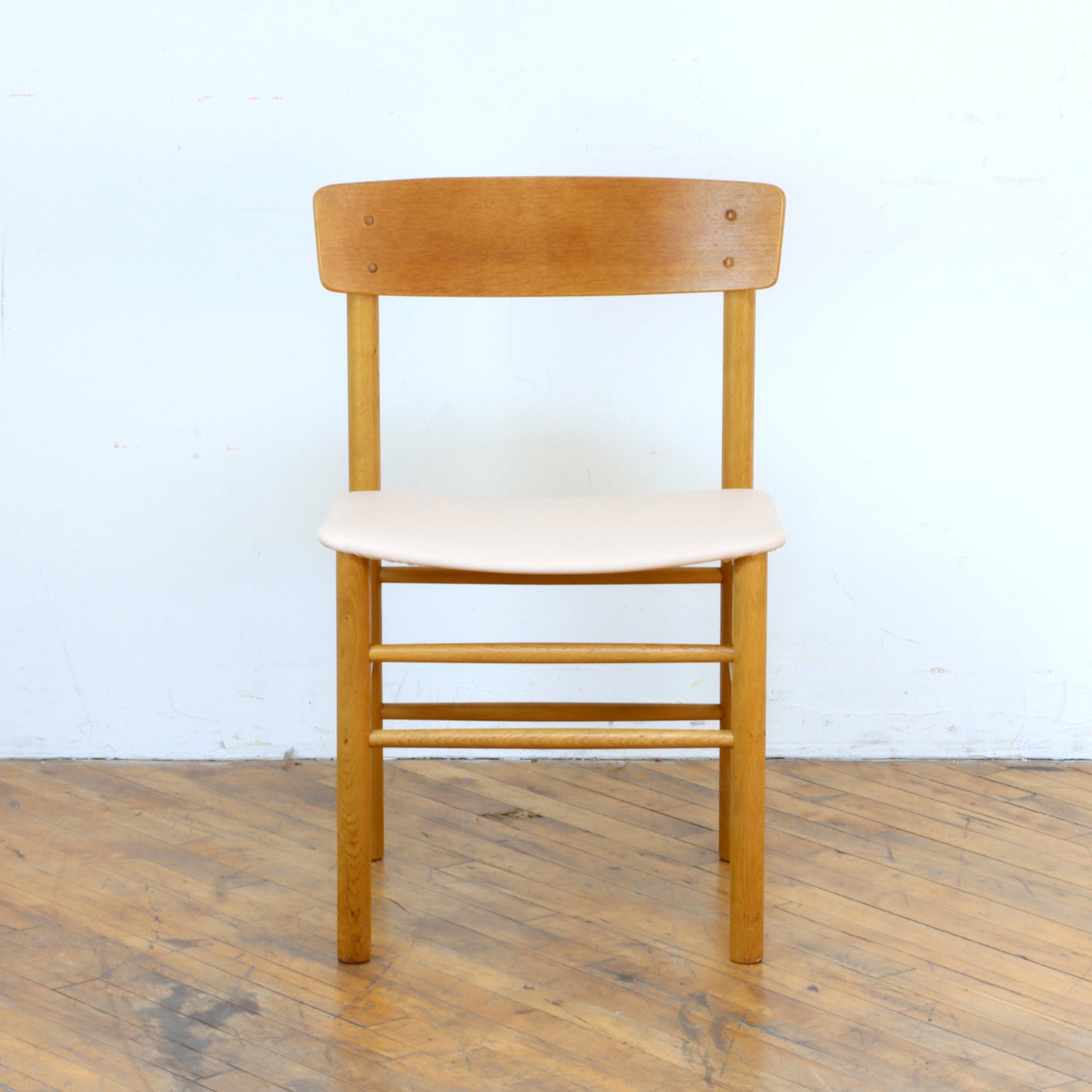 Pair of 1960s Danish Oak Dining Chairs