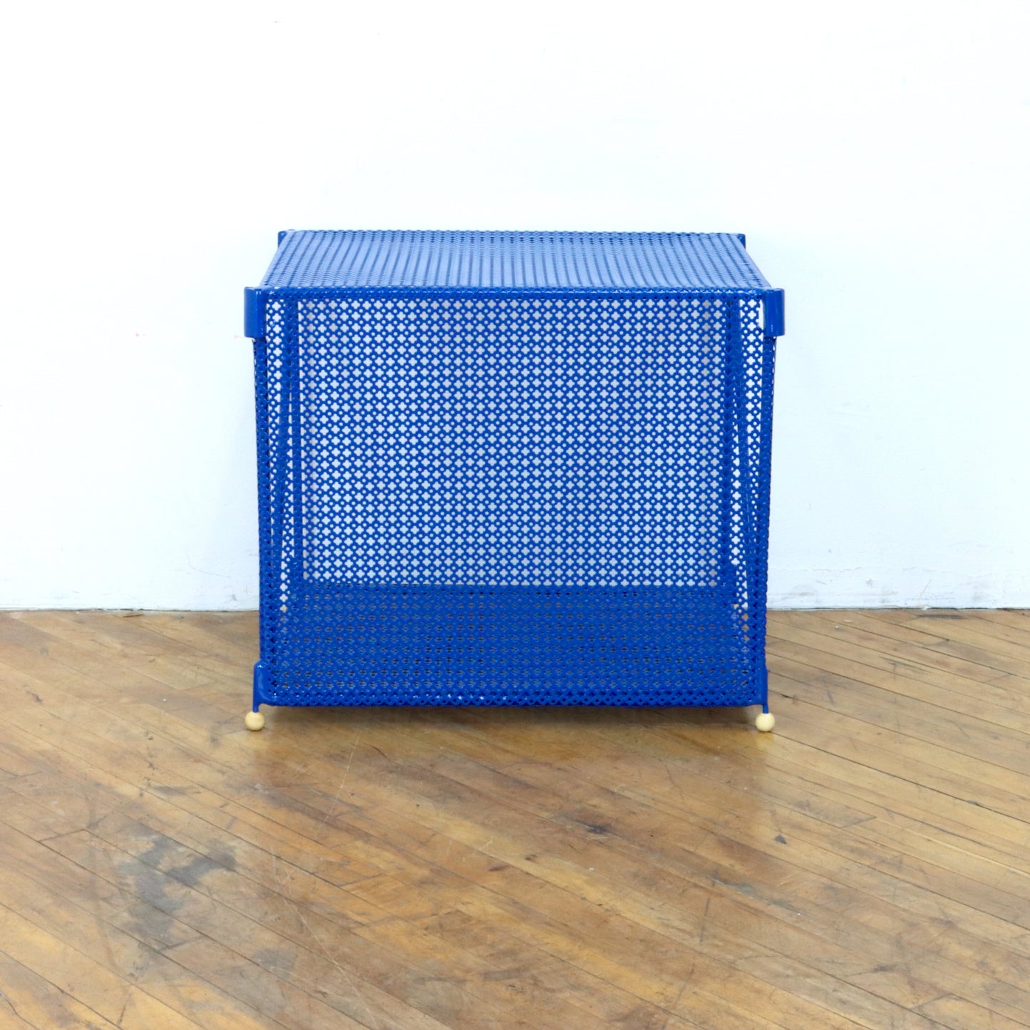 Blue Wire Shelves or Side Tables