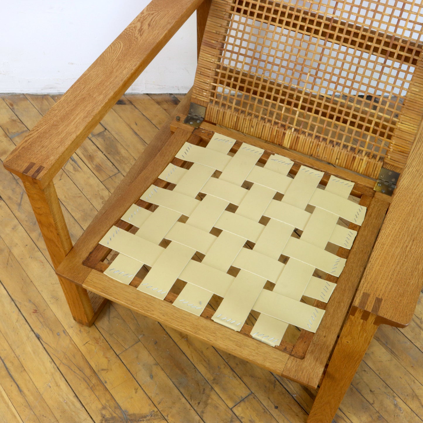 Børge Mogensen 2254 Oak Lounge Chair and Ottoman
