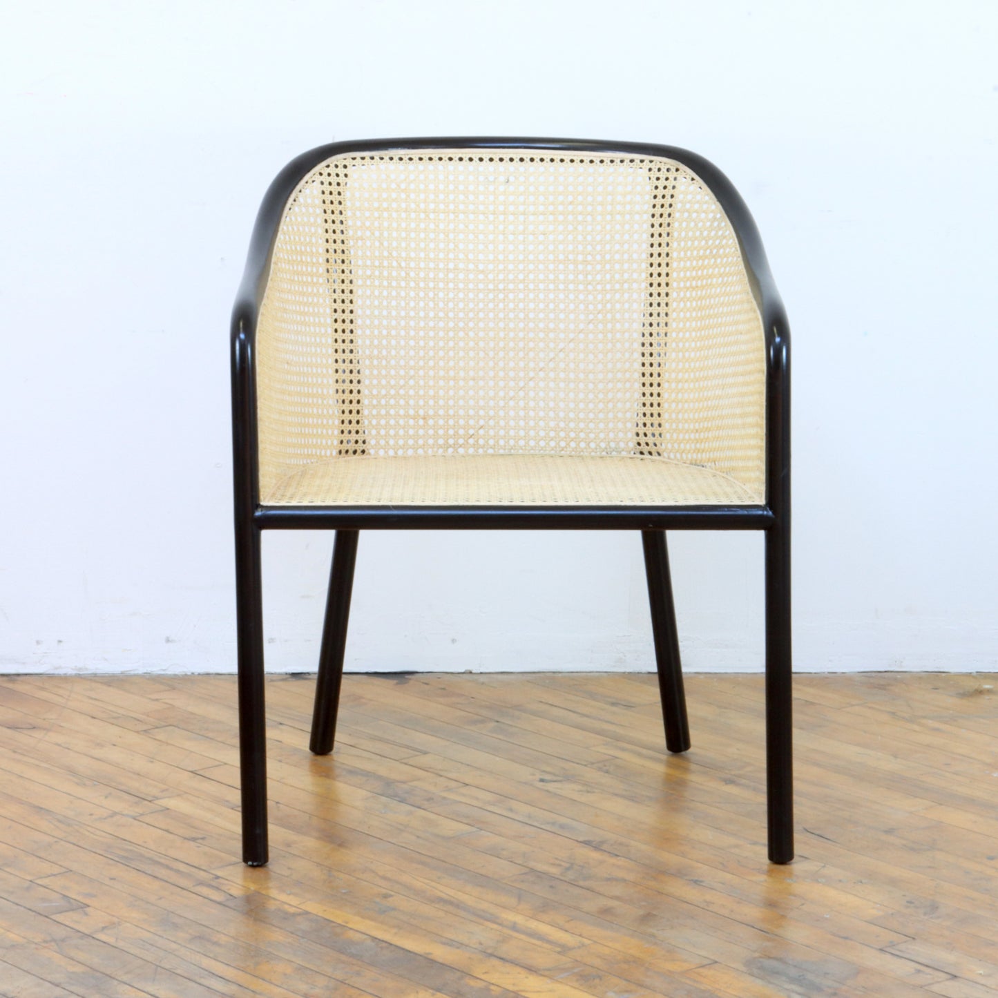 Rare Pair of Ward Bennett Landmark Lounge Chairs